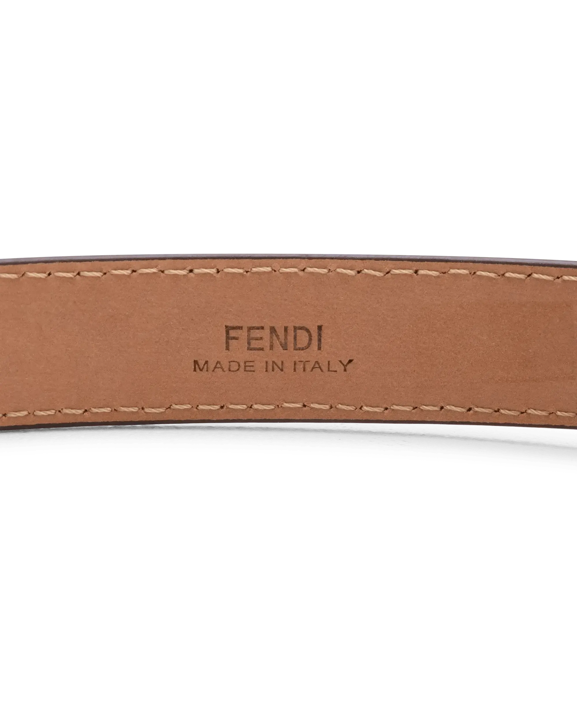O'Lock Crinkle Brown Thin Belt - DIHSAN