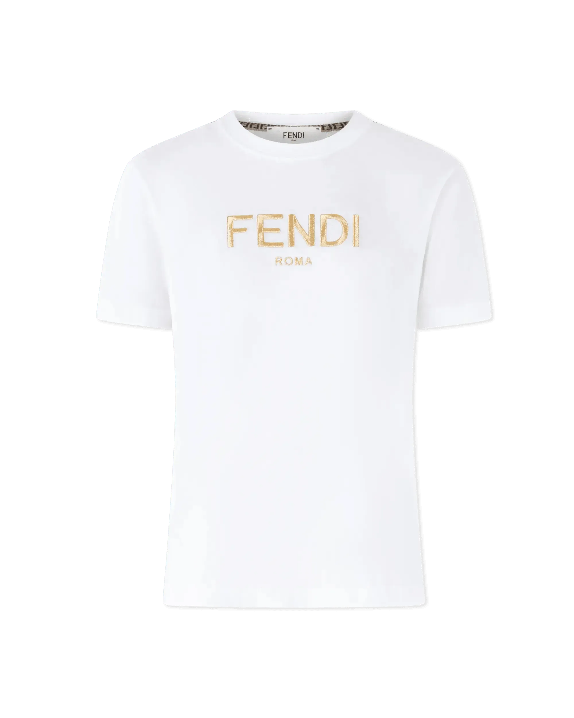 Gold Logo Jersey T-shirt - DIHSAN