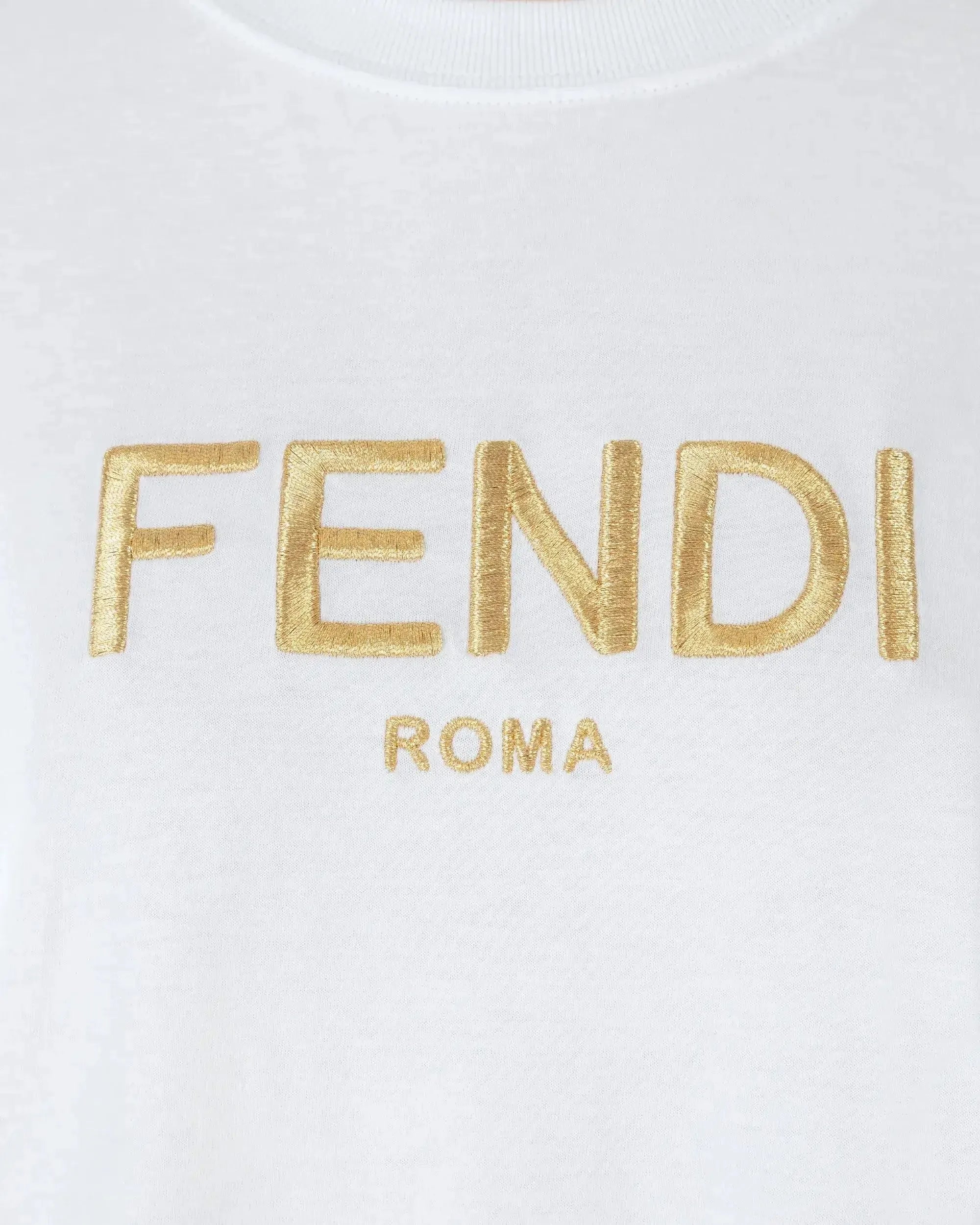 Gold Logo Jersey T-shirt - DIHSAN