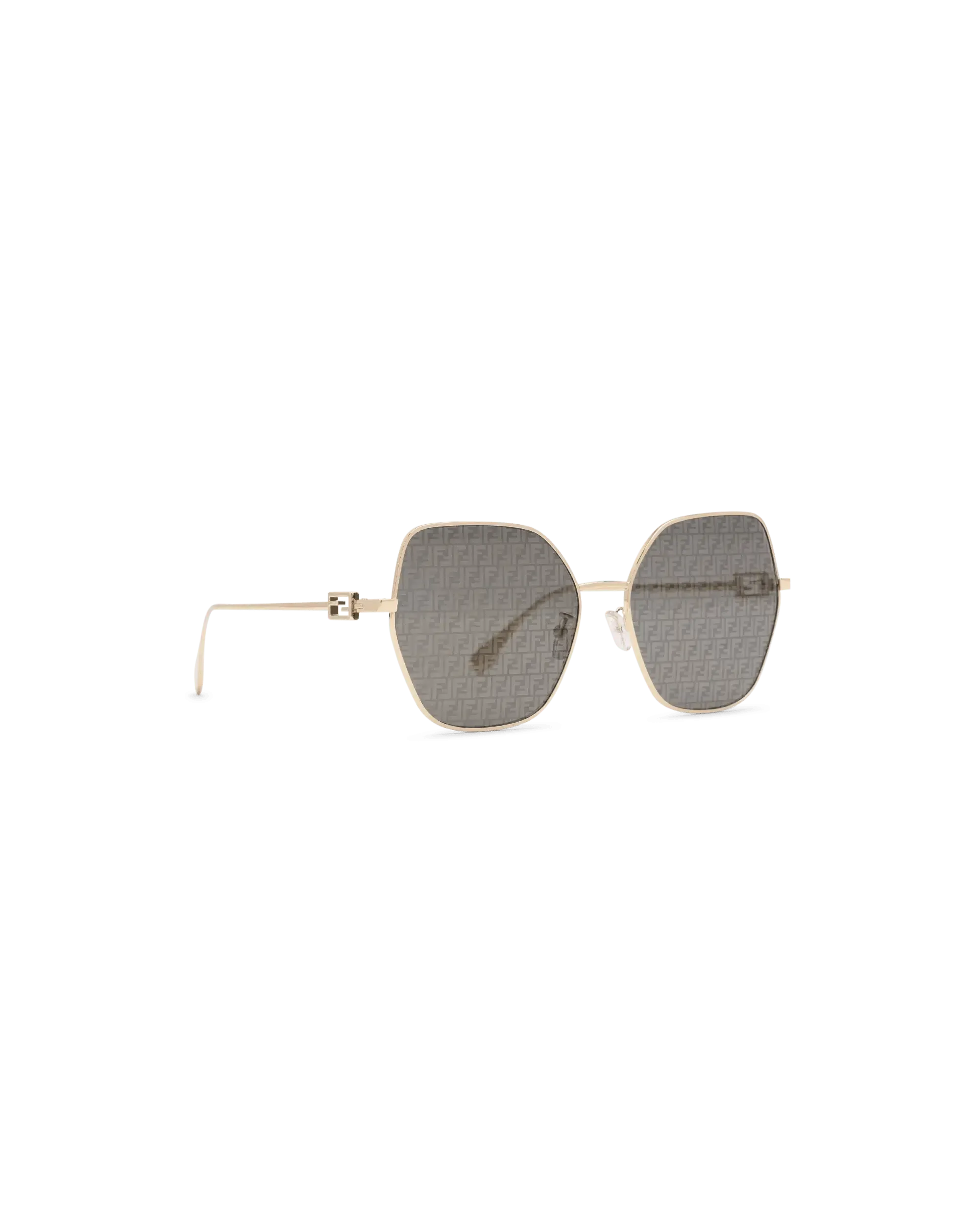 Gray Lens Baguette Sunglasses - DIHSAN