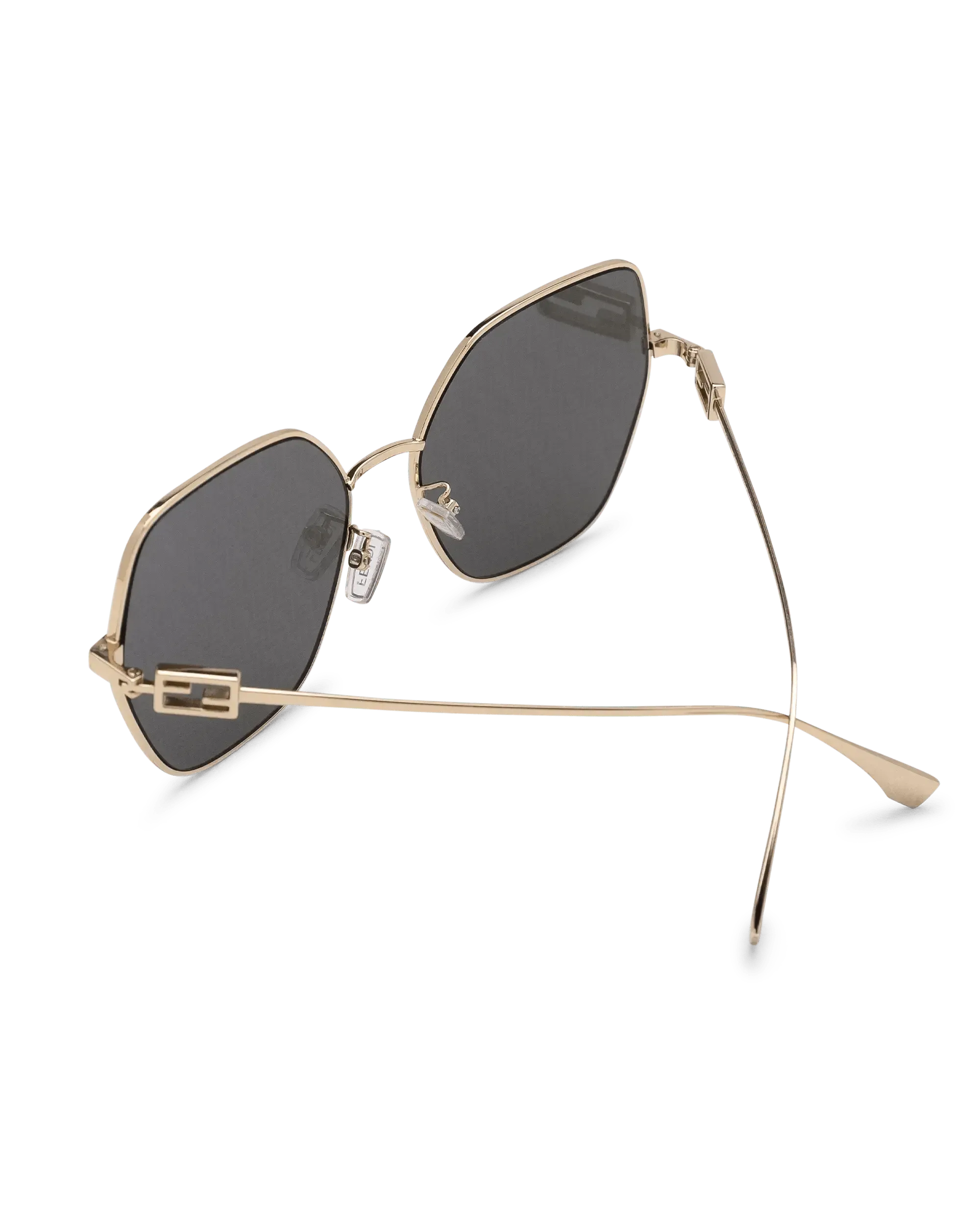 Gray Lens Baguette Sunglasses - DIHSAN