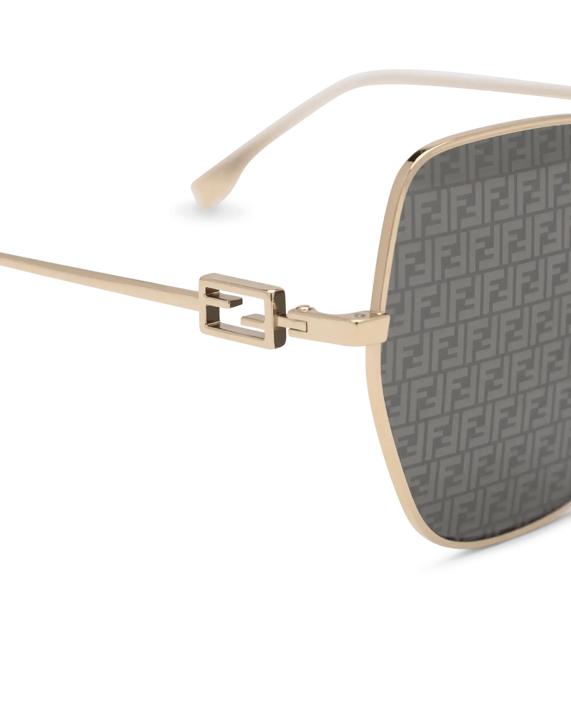 Gray Lens Baguette Sunglasses - DIHSAN