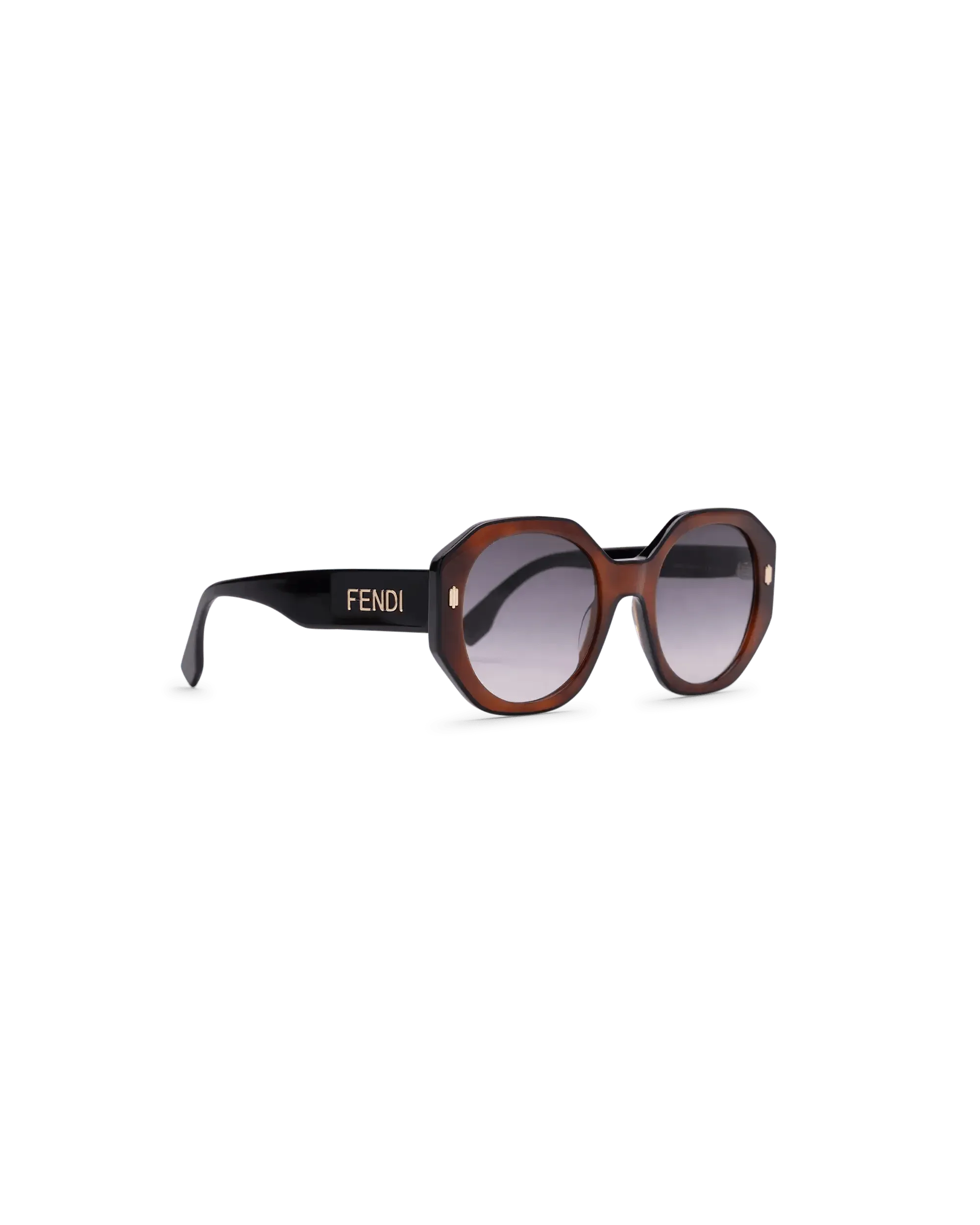 Bold Acetate Havana + Black Lens Sunglasses - DIHSAN
