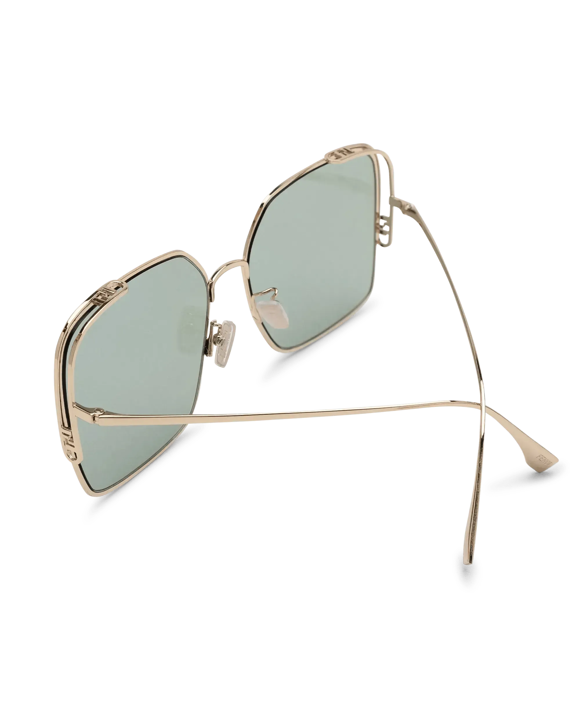 Green Lens O’Lock Square Sunglasses - DIHSAN