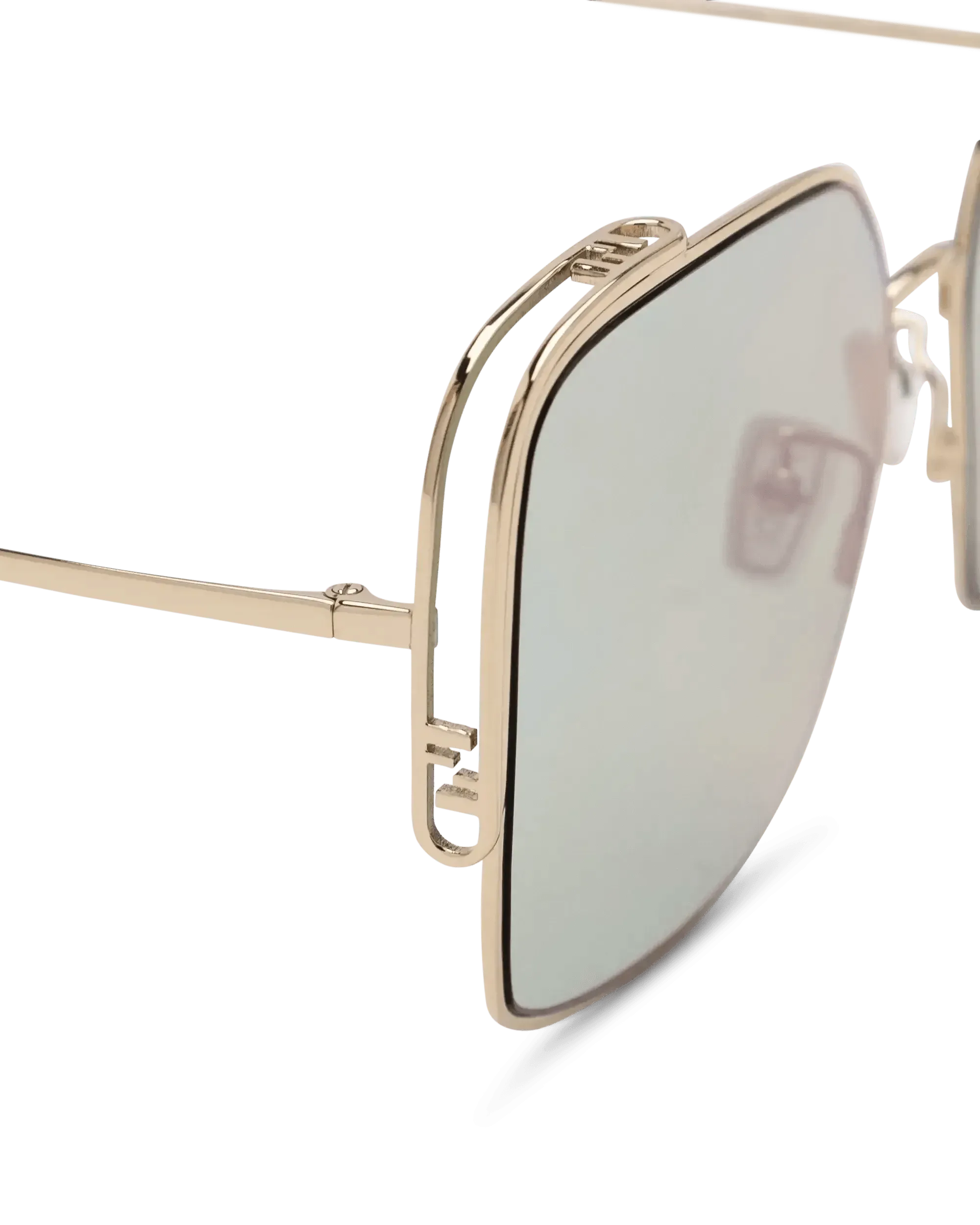 Green Lens O’Lock Square Sunglasses - DIHSAN