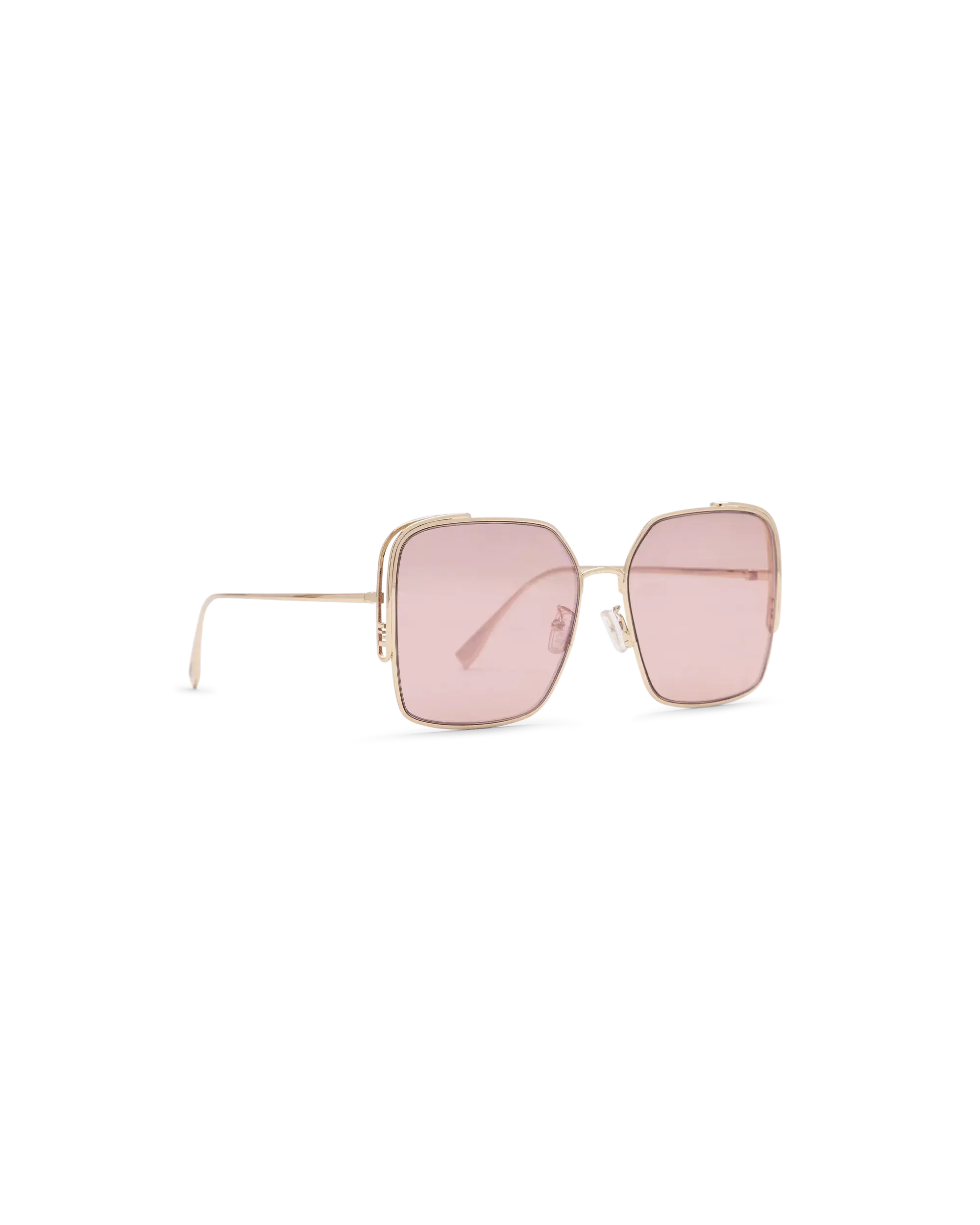 Pink Lens O’Lock Square Sunglasses