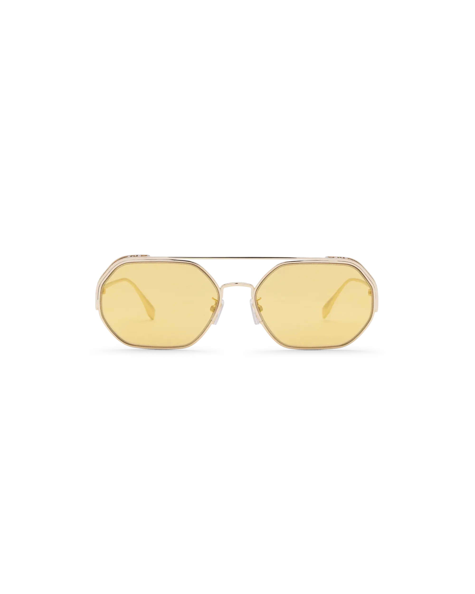 Yellow Lens O’Lock Hexagonal Sunglasses