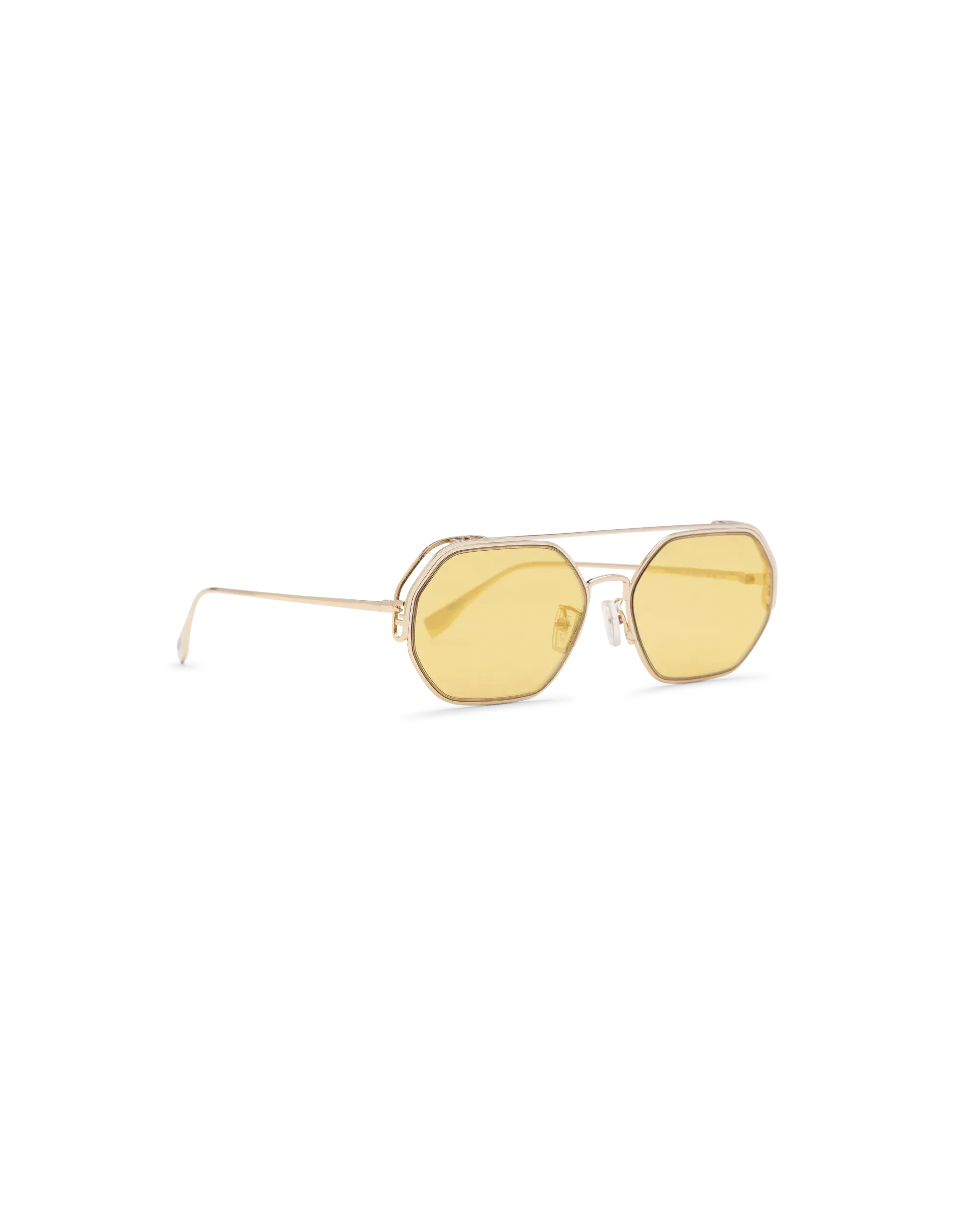 Yellow Lens O’Lock Hexagonal Sunglasses