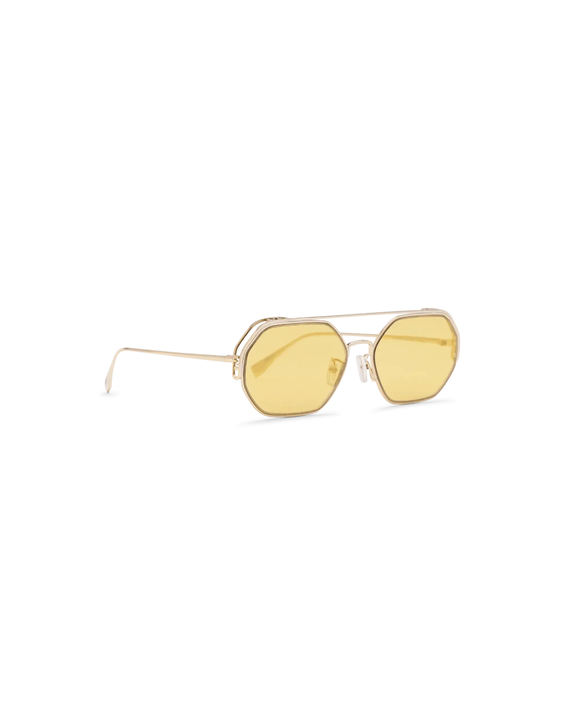 Yellow Lens O’Lock Hexagonal Sunglasses - DIHSAN