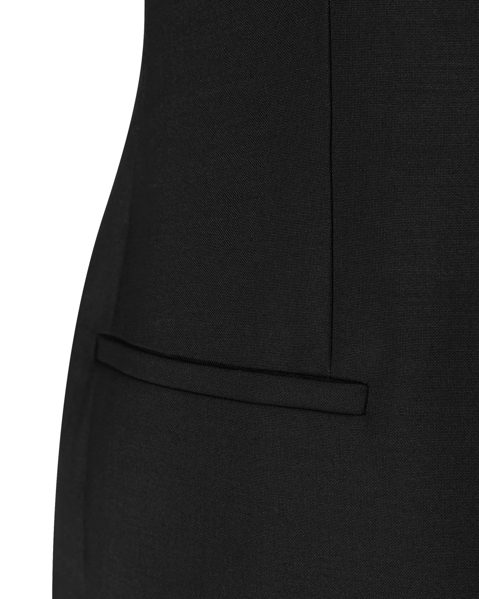Lapel Collared U-Lock Dress - DIHSAN