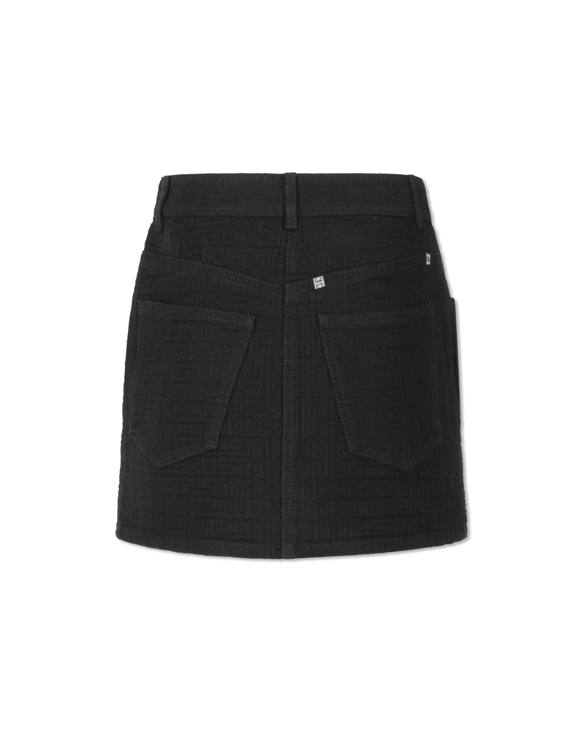 4G Monogram Denim Mini Skirt - DIHSAN