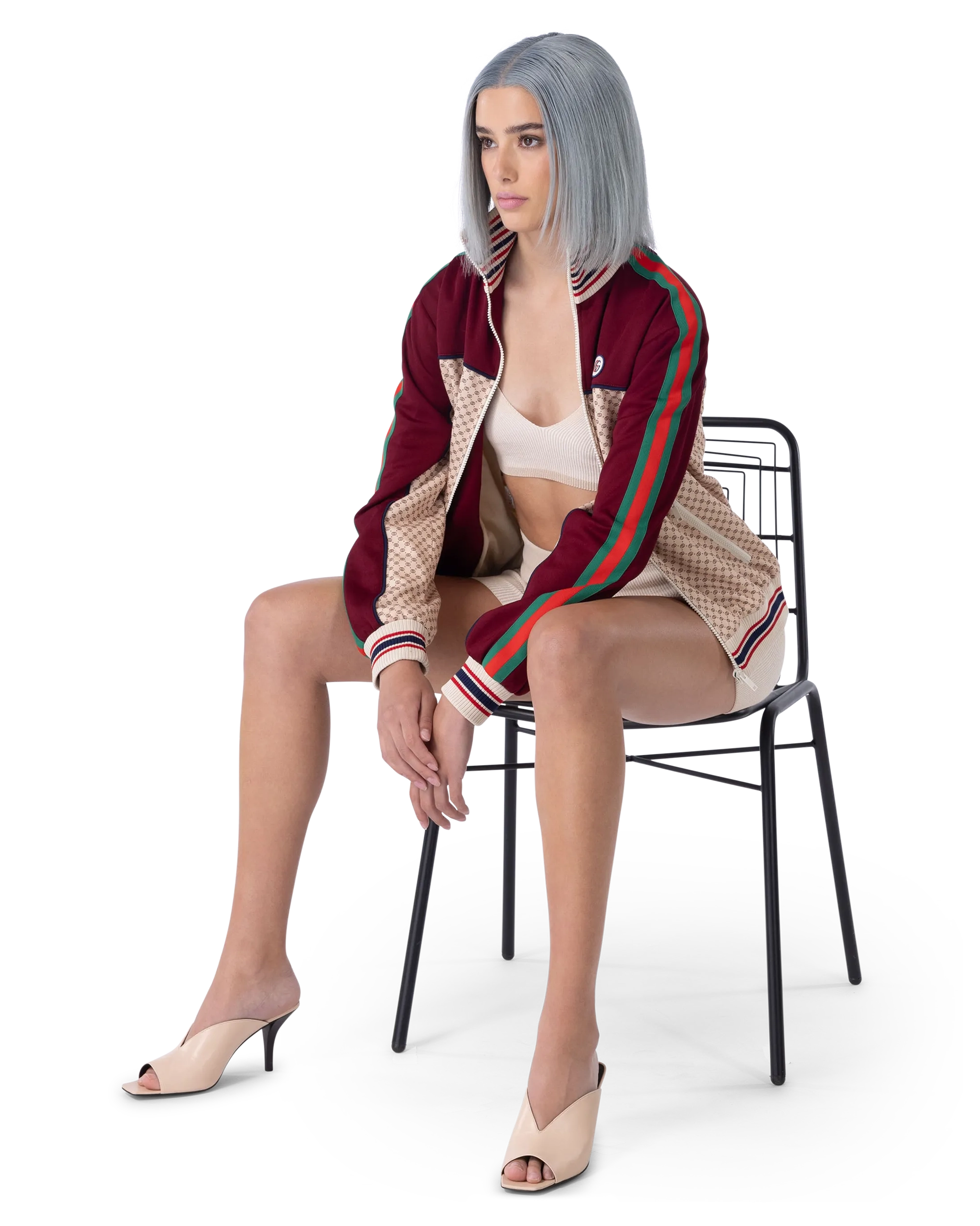 Technical Jersey Zipped Jacket