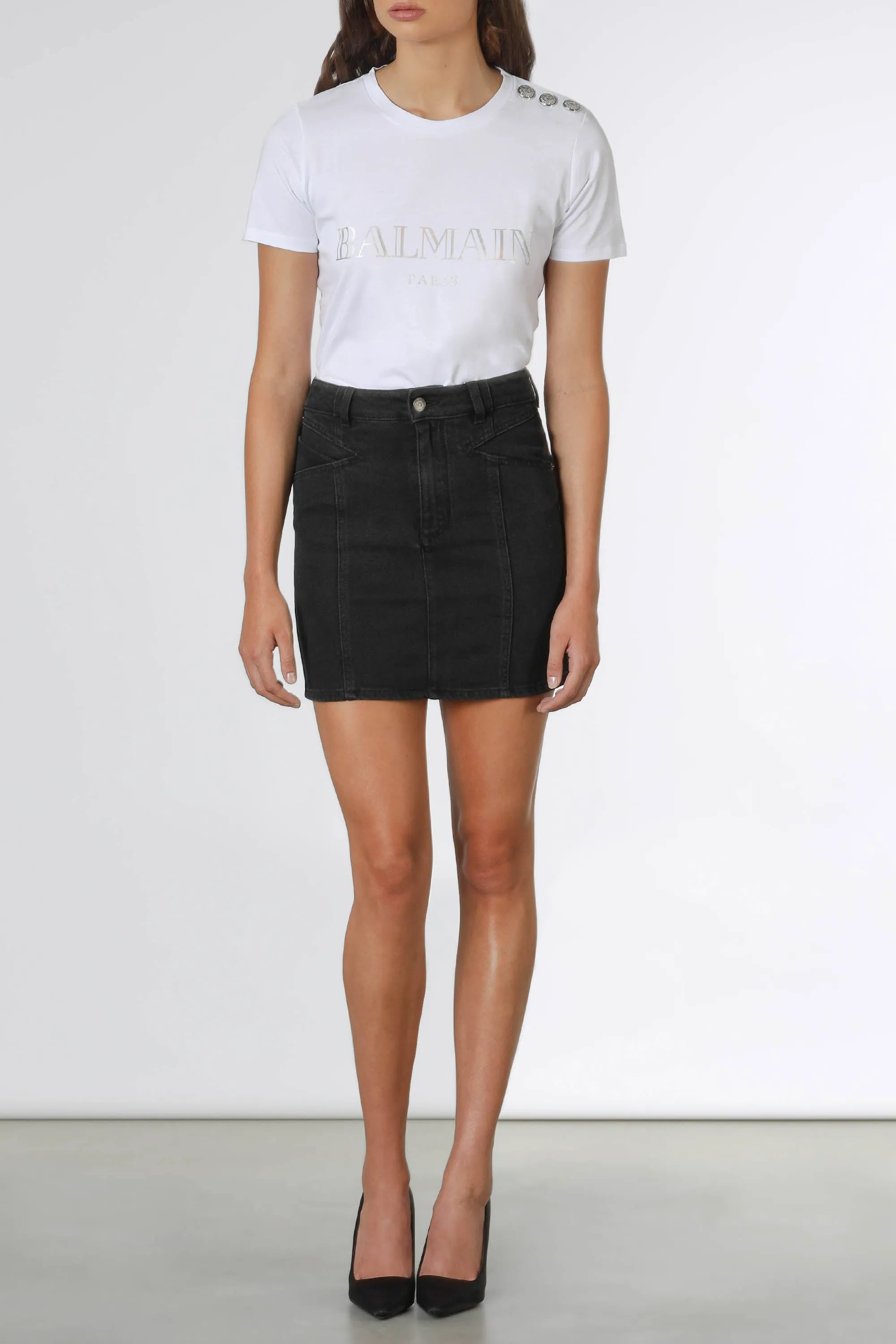 Givenchy Denim Mini Skirt