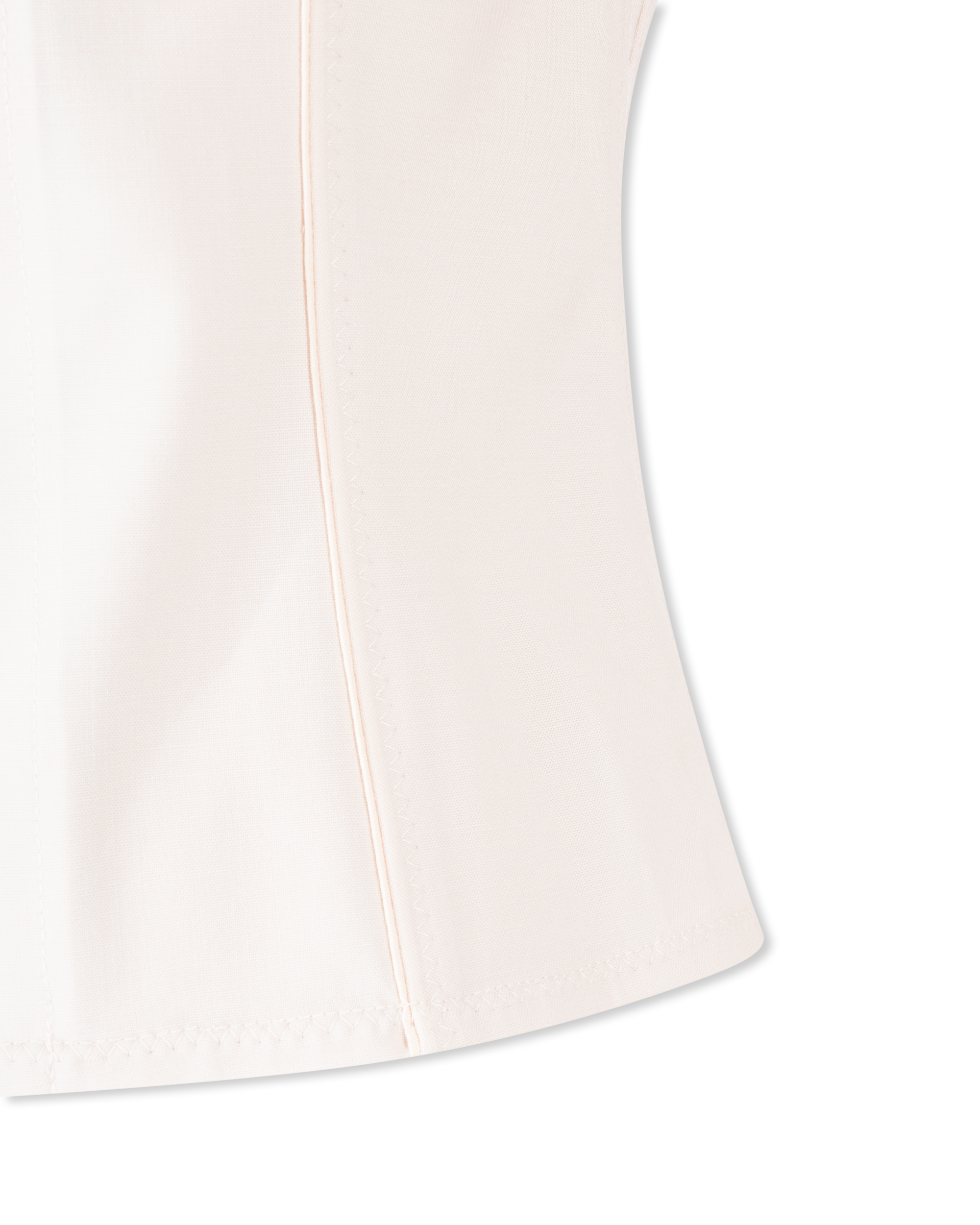 Linen Virgin Blend Tangelo Fitted Zip Up Shirt by Jacquemus | DIHSAN