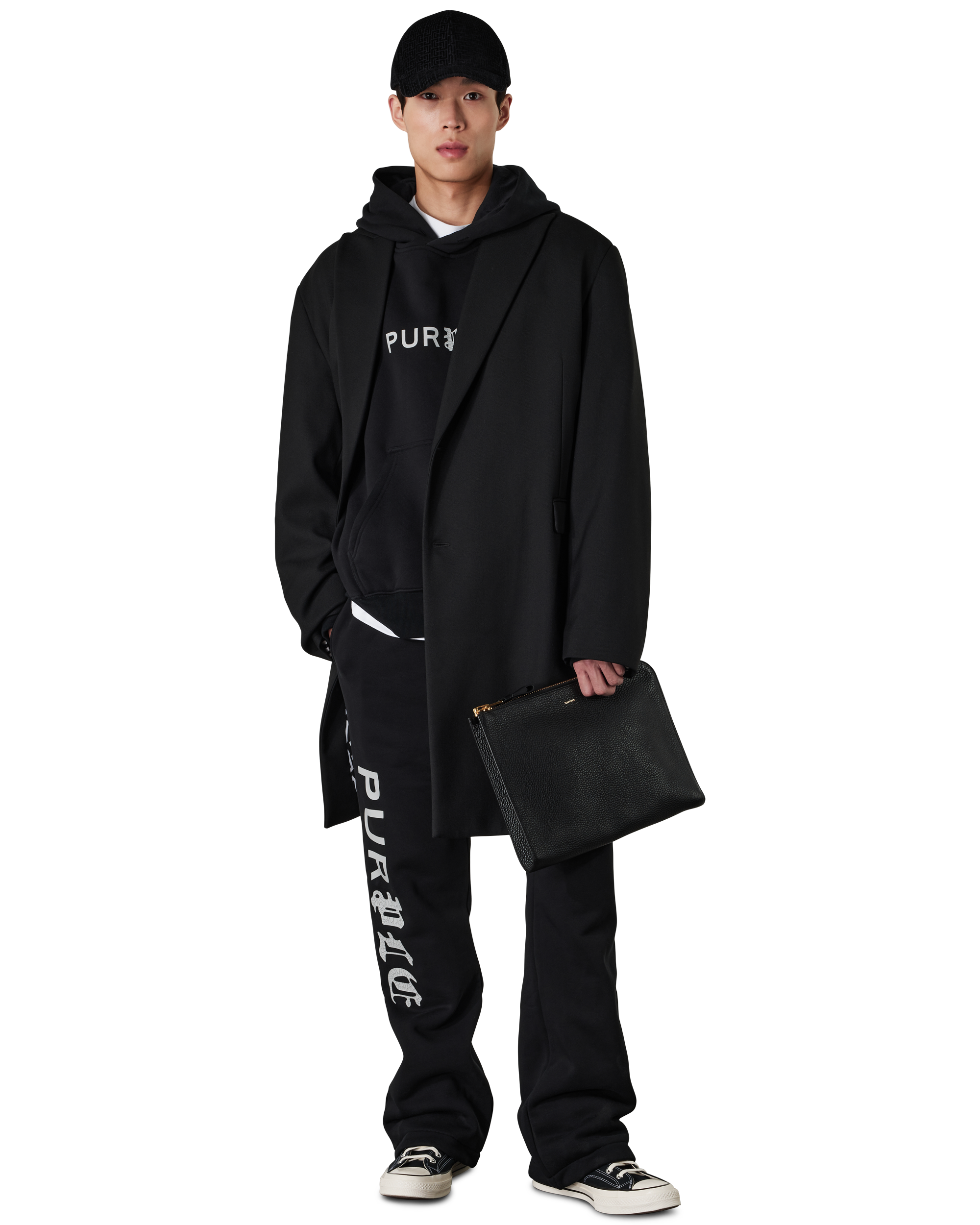 Single-Breasted Long Coat