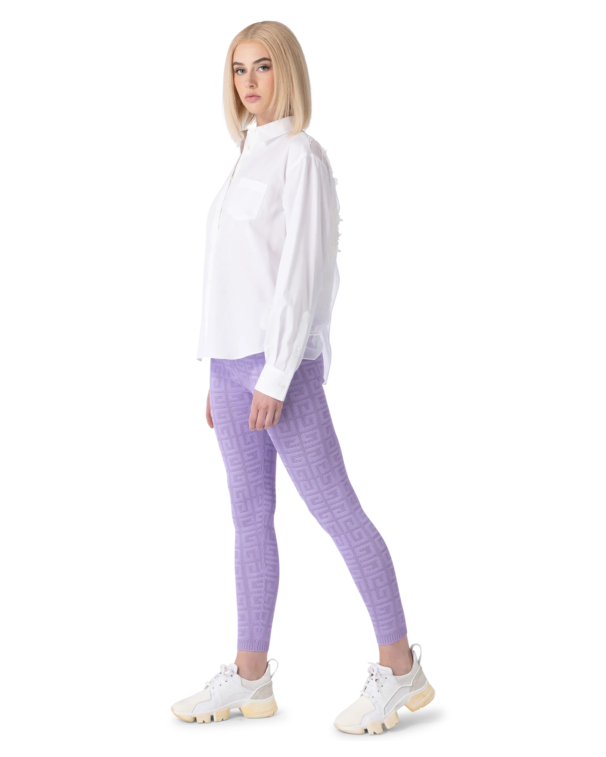 Sacai White Button Down Shirt