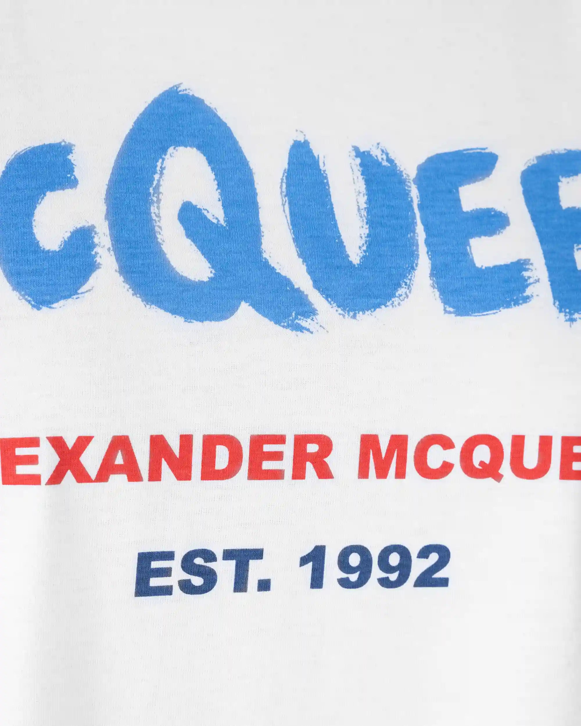 Mcqueen Graffiti Short Sleeve T-Shirt