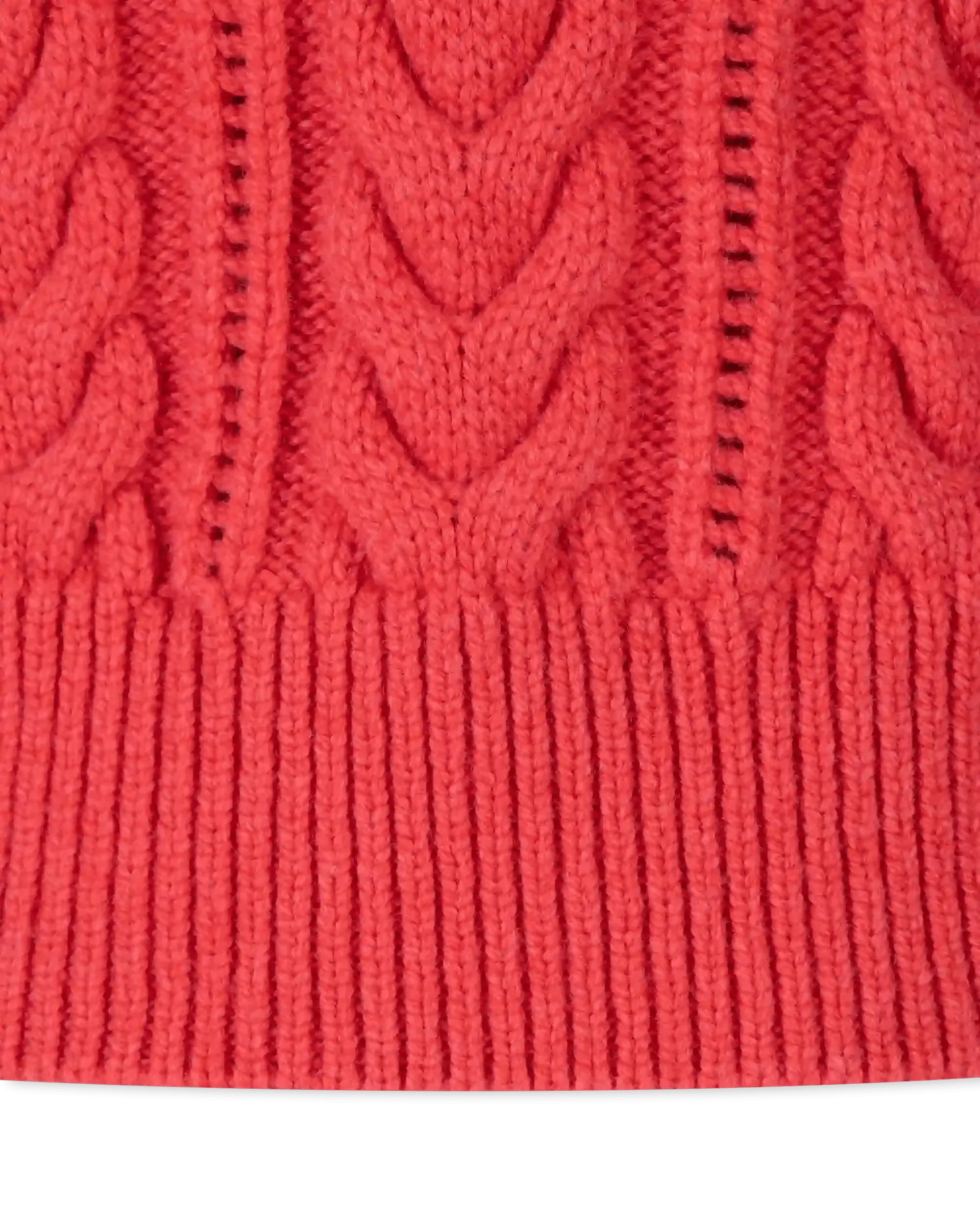 Intarsia Rib Crewneck Cropped Sweater - DIHSAN