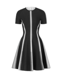 Jacquard Knit Mini Dress - DIHSAN