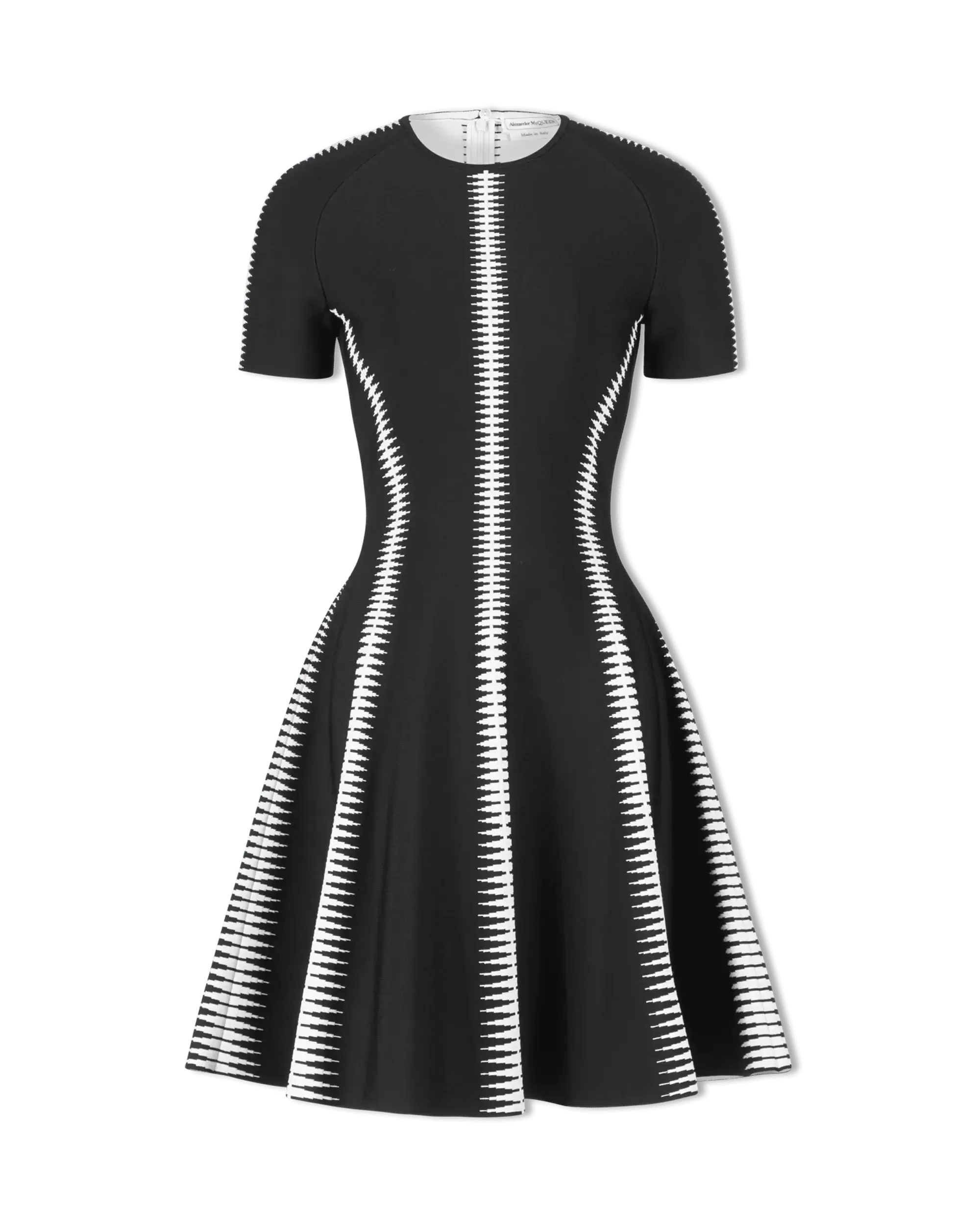 Jacquard Knit Mini Dress - DIHSAN