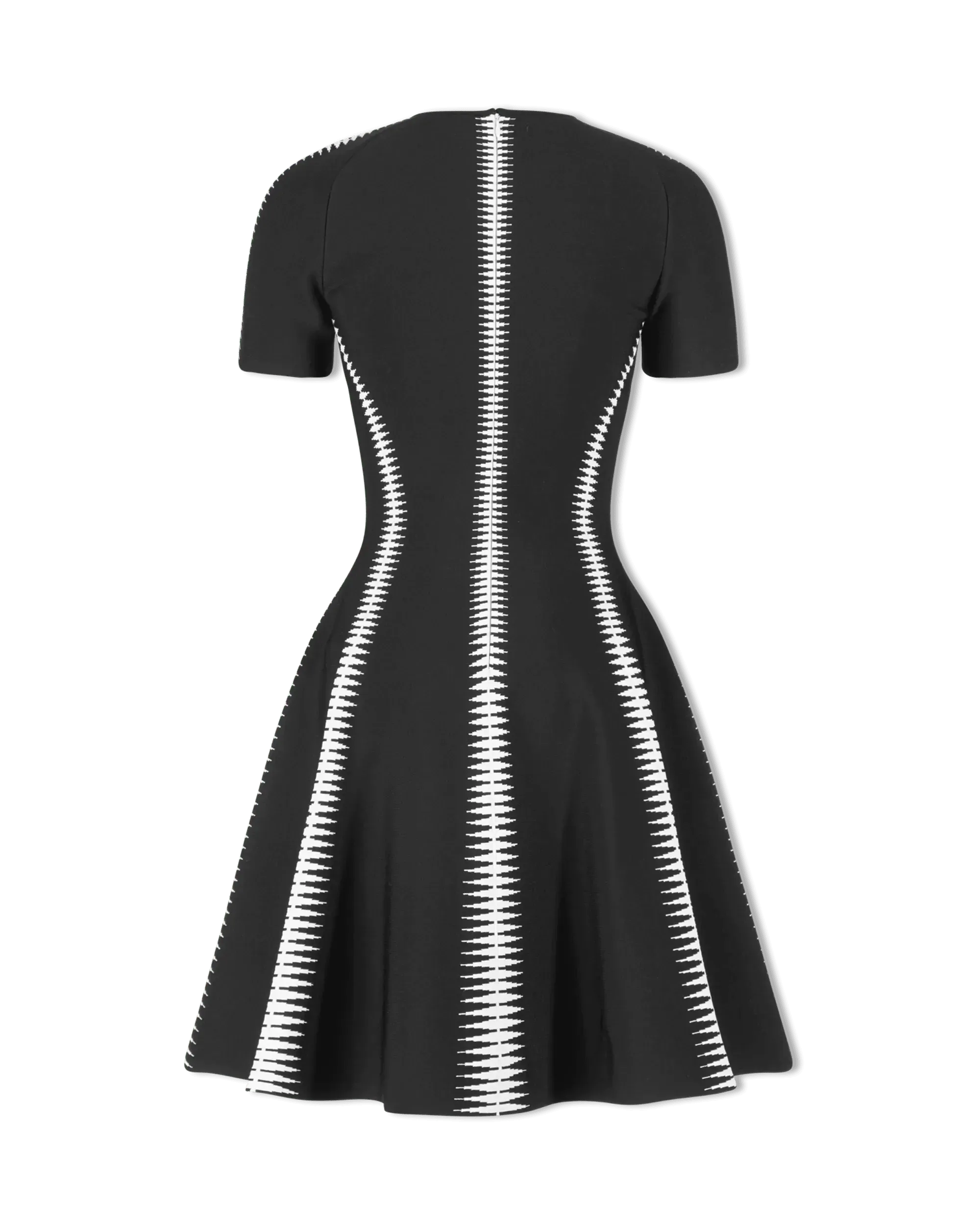 Jacquard Knit Mini Dress - DIHSAN