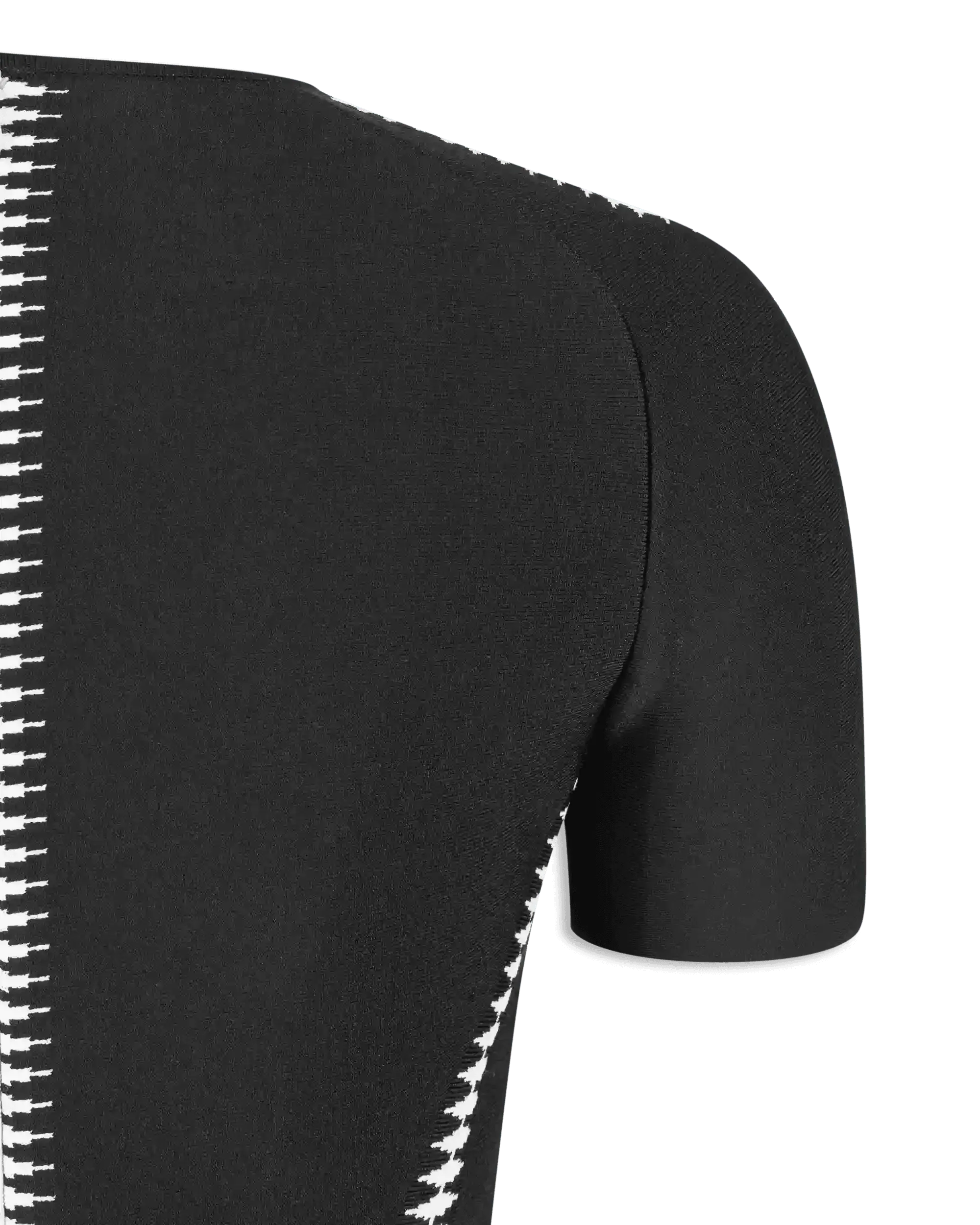 Jacquard Knit Mini Dress - DIHSAN