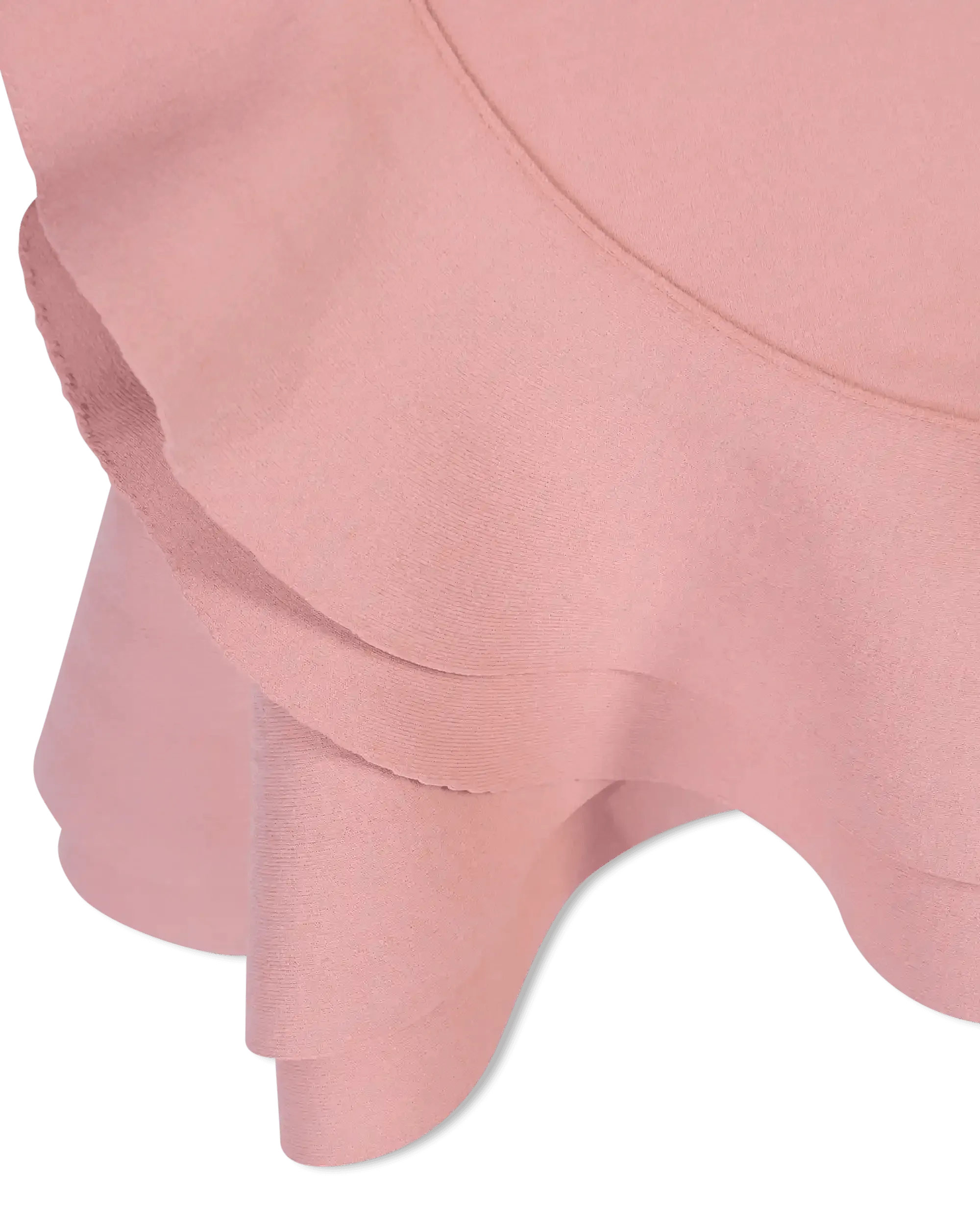 Sleeveless Knit Ruffled Mini Dress - DIHSAN