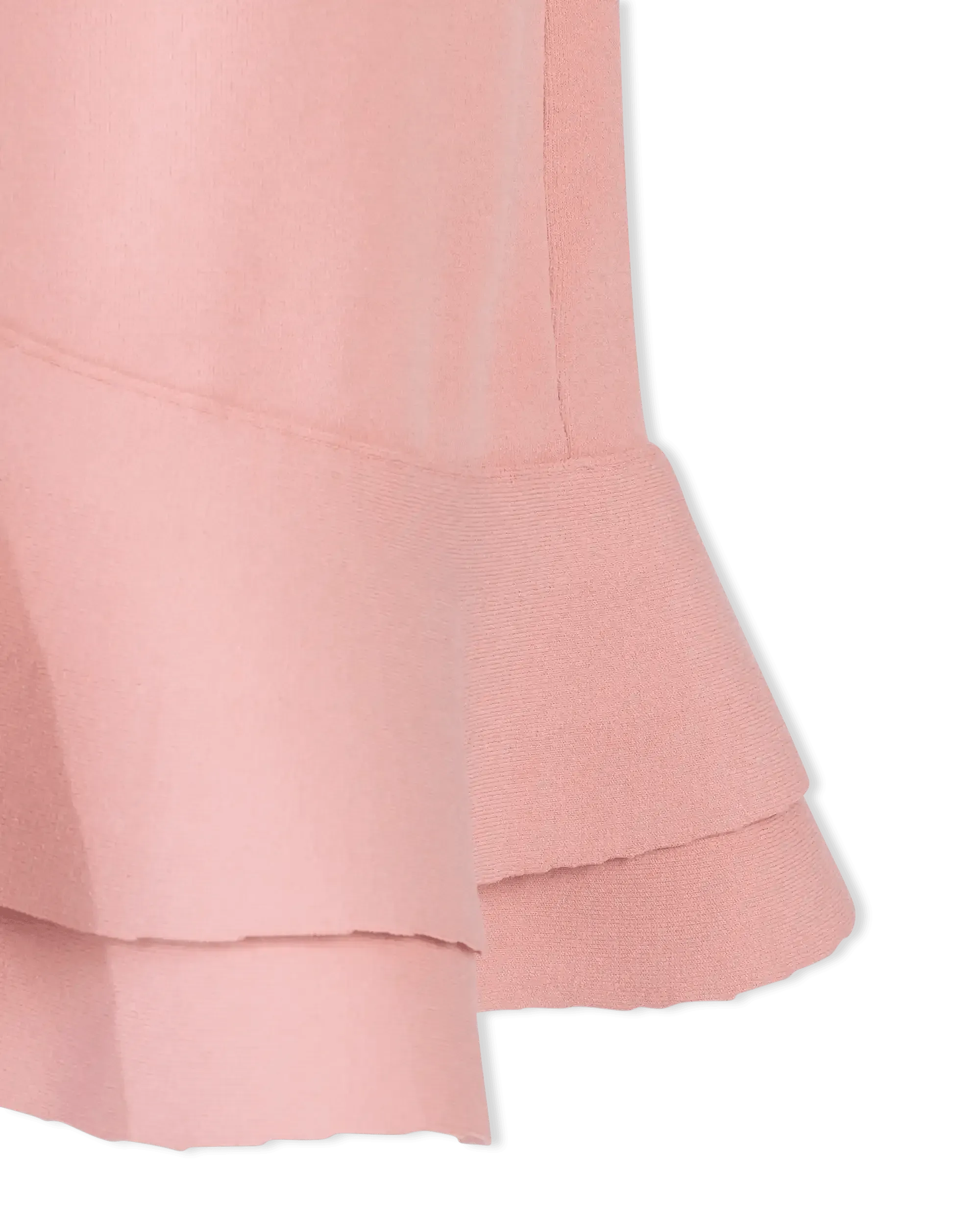 Sleeveless Knit Ruffled Mini Dress - DIHSAN