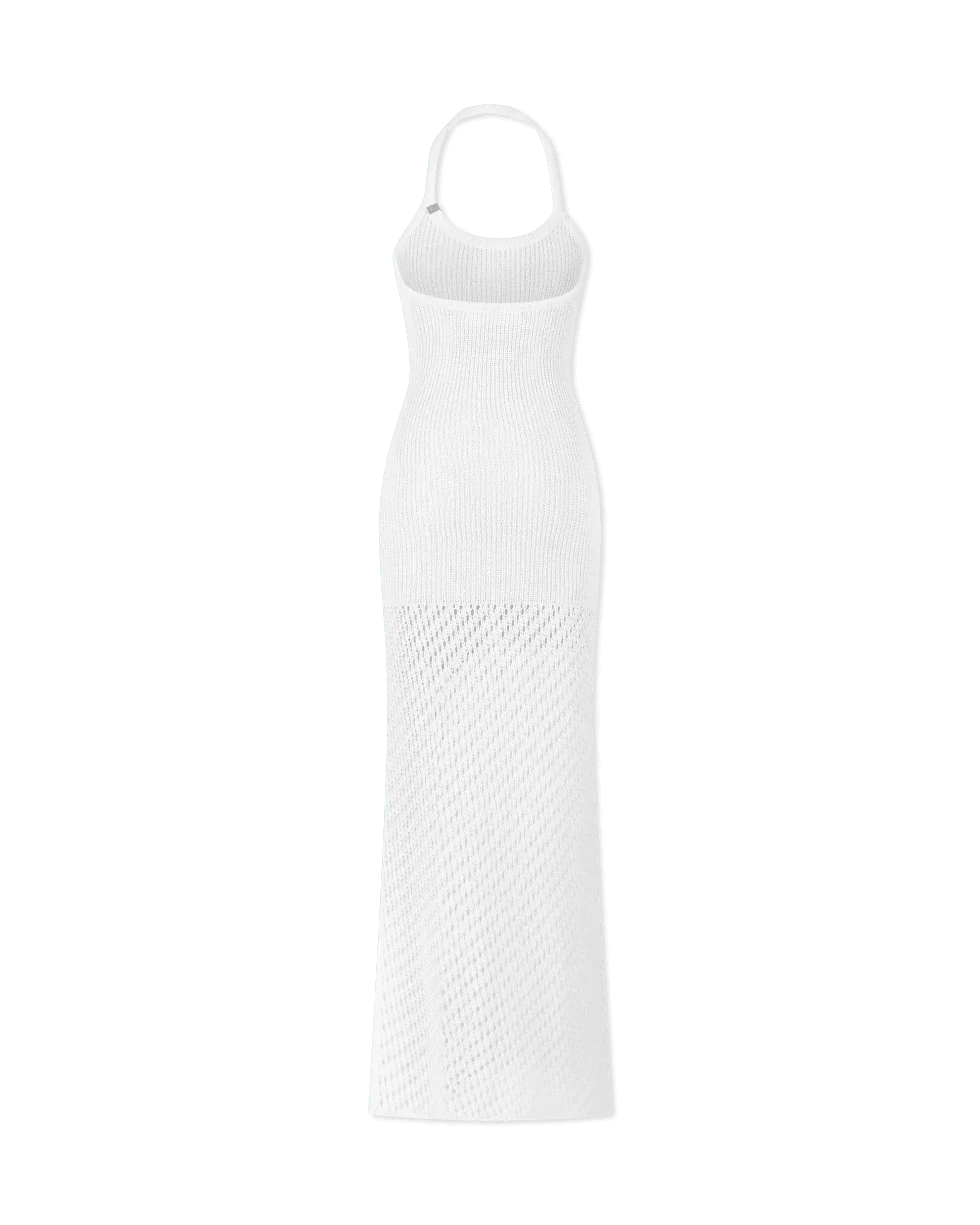 Crochet Halterneck Maxi Dress - DIHSAN