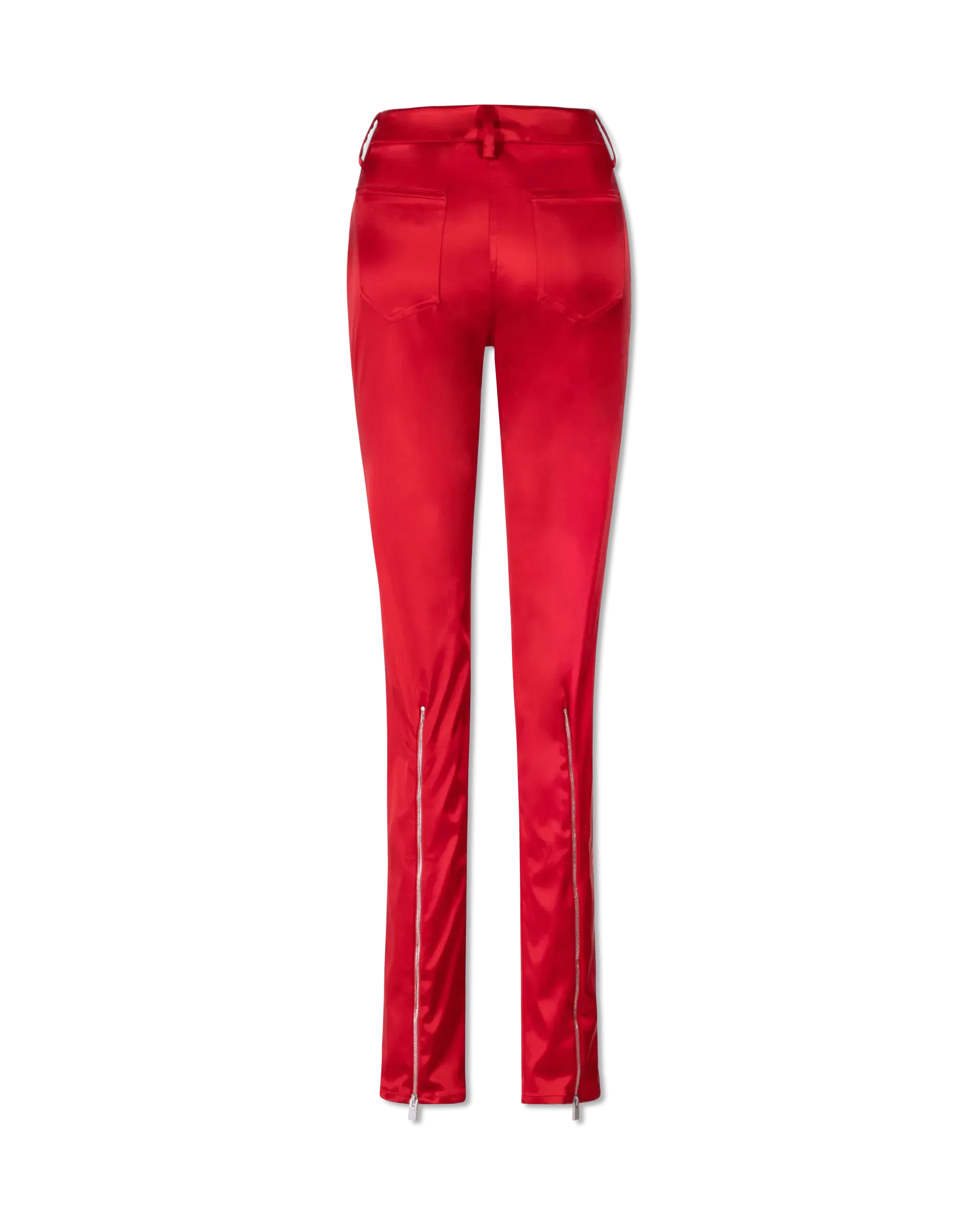 Deville Satin Cigarette Pants - DIHSAN