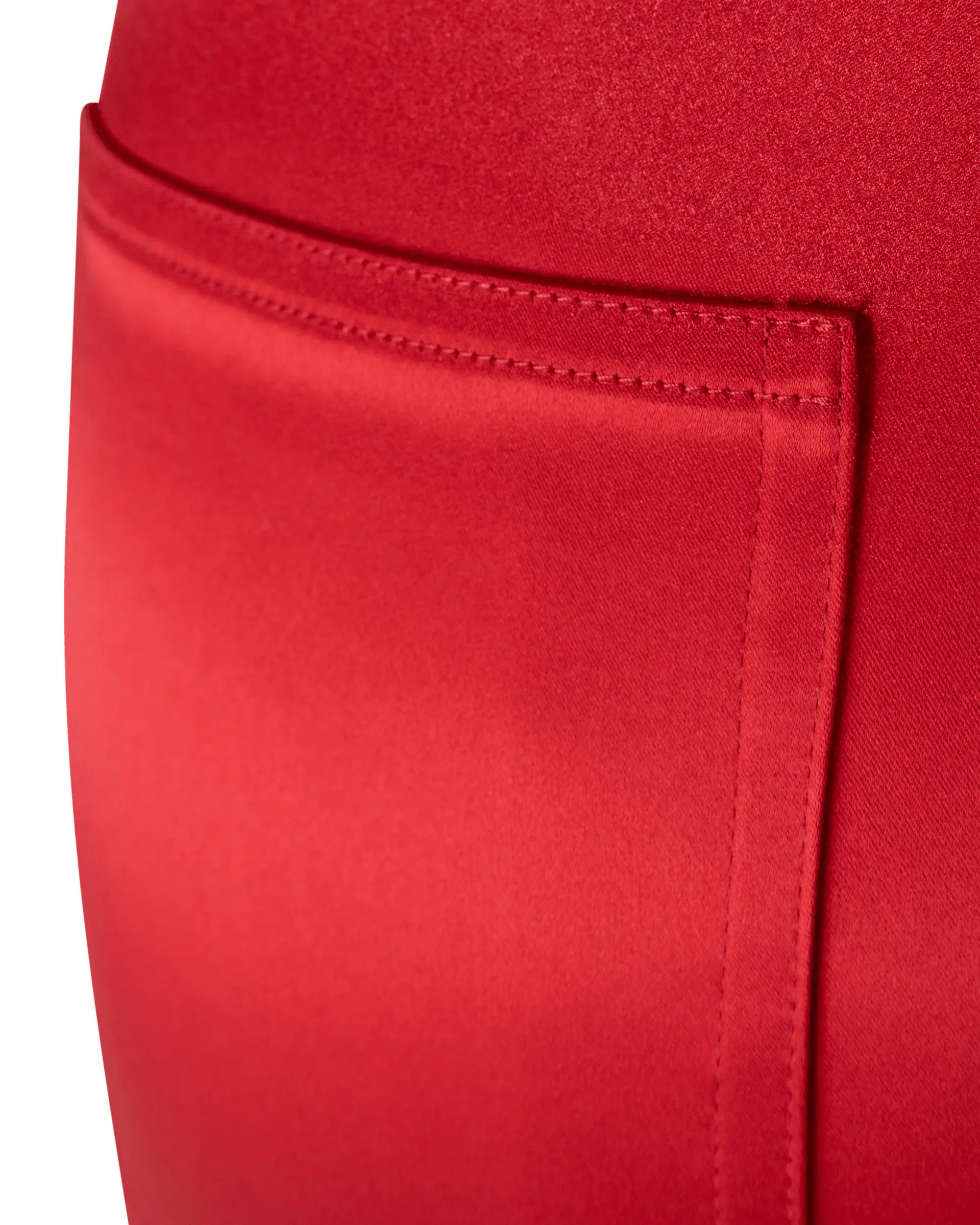 Deville Satin Cigarette Pants - DIHSAN