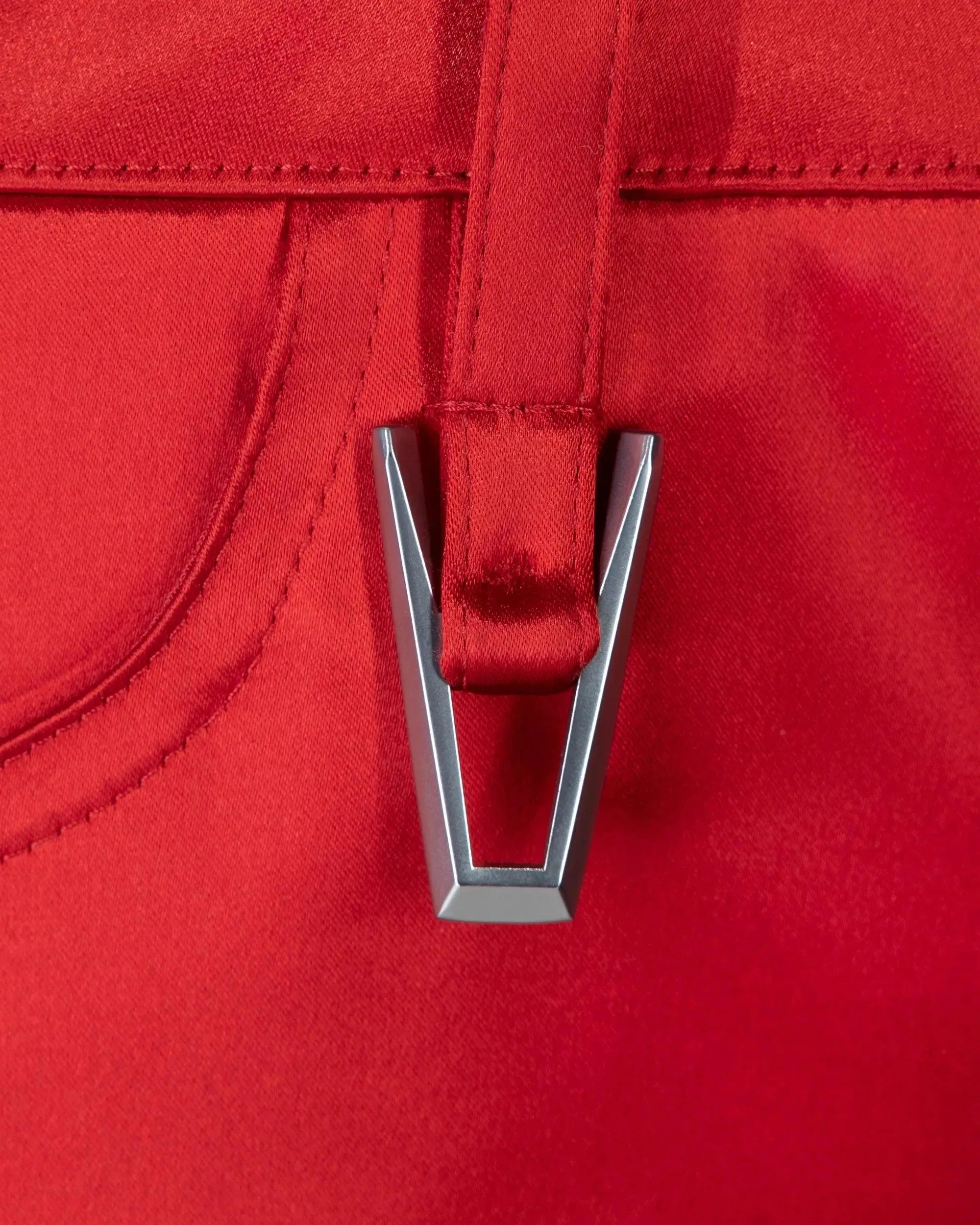 Deville Satin Cigarette Pants - DIHSAN