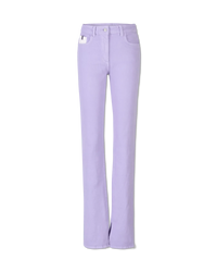 Spliced Hem 5 Pocket Jeans - DIHSAN