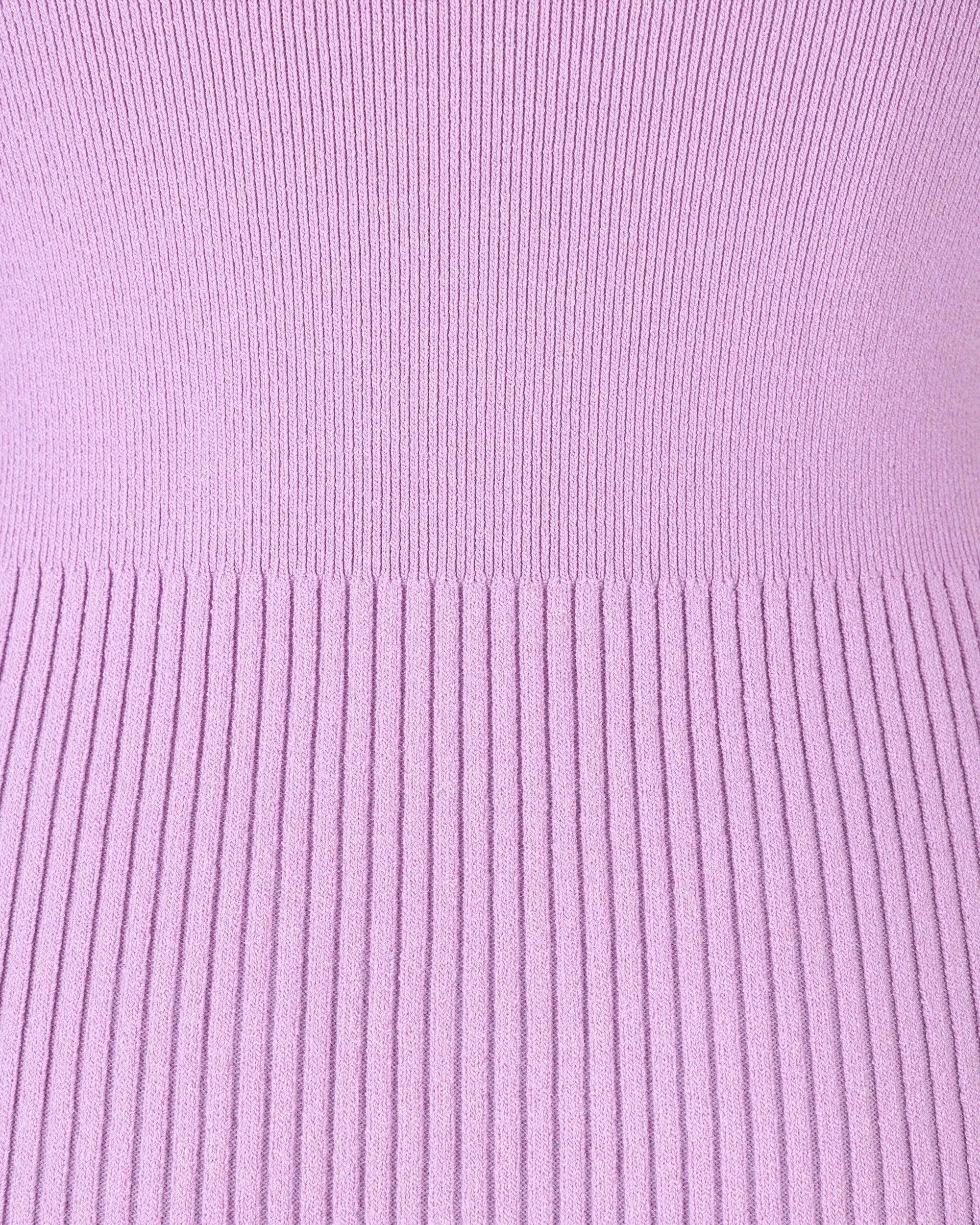 Ribbed Knit Halterneck Tank Maxi Dress - DIHSAN