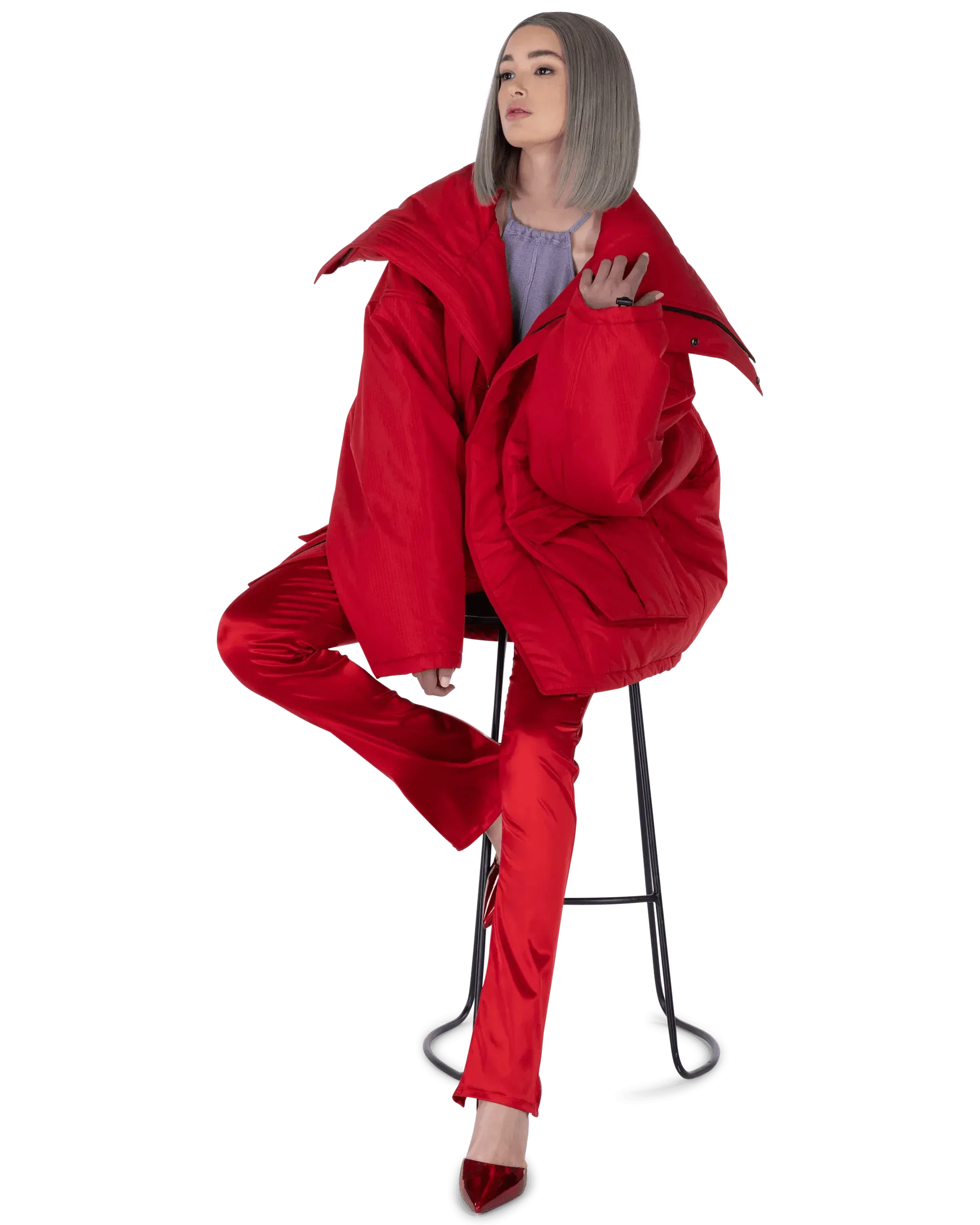 Backless Butterfly Halter Knit Top - DIHSAN