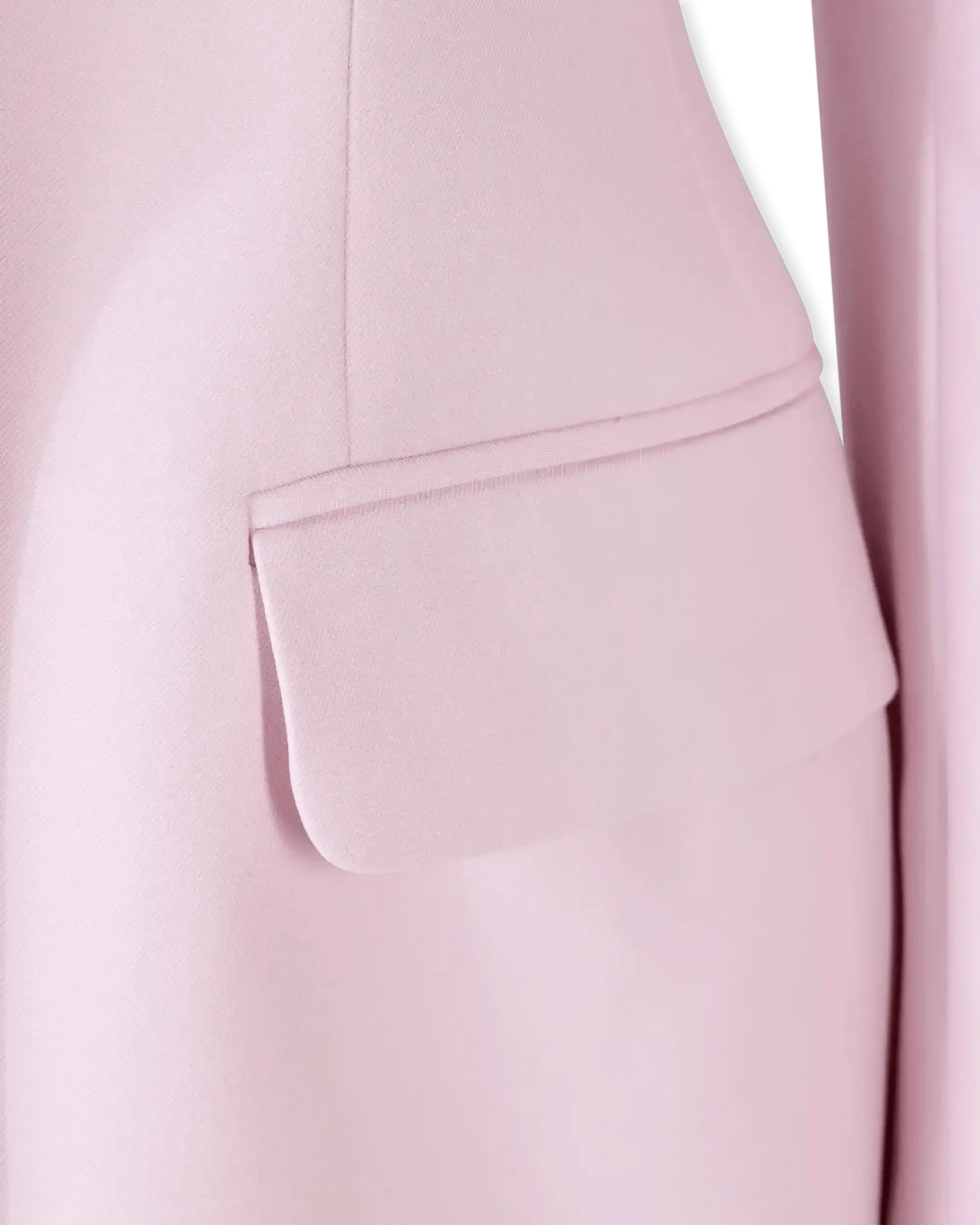 Wool One-Button Drop Jacket - DIHSAN