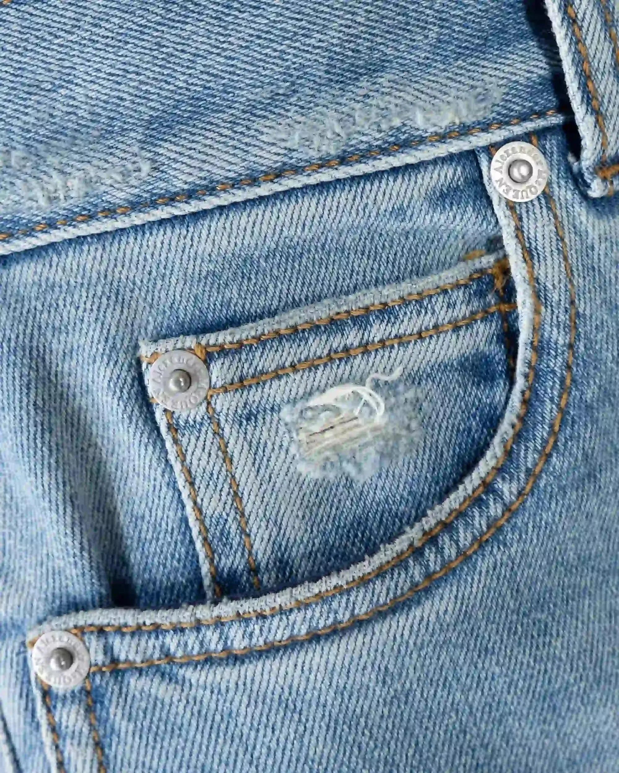 Fitted Five-Pocket Jeans - DIHSAN