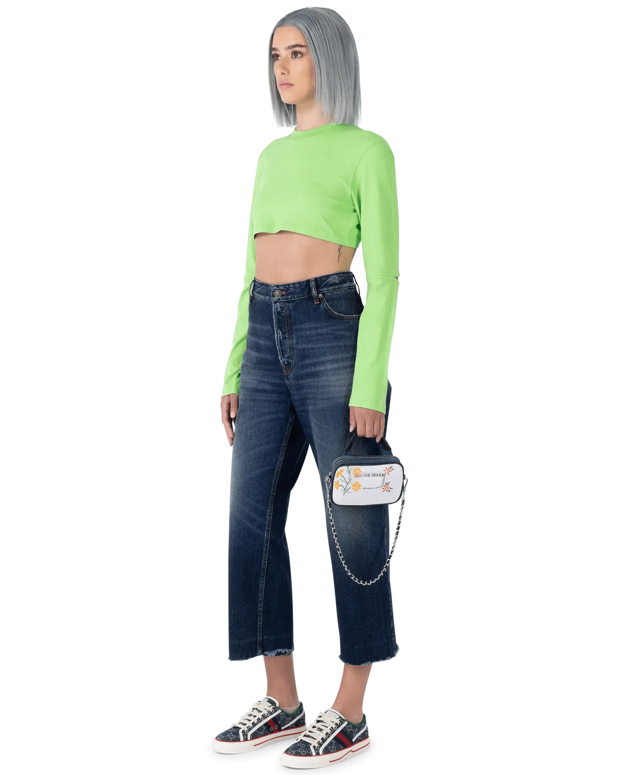 Frayed Hem Japanese Denim Pants - DIHSAN