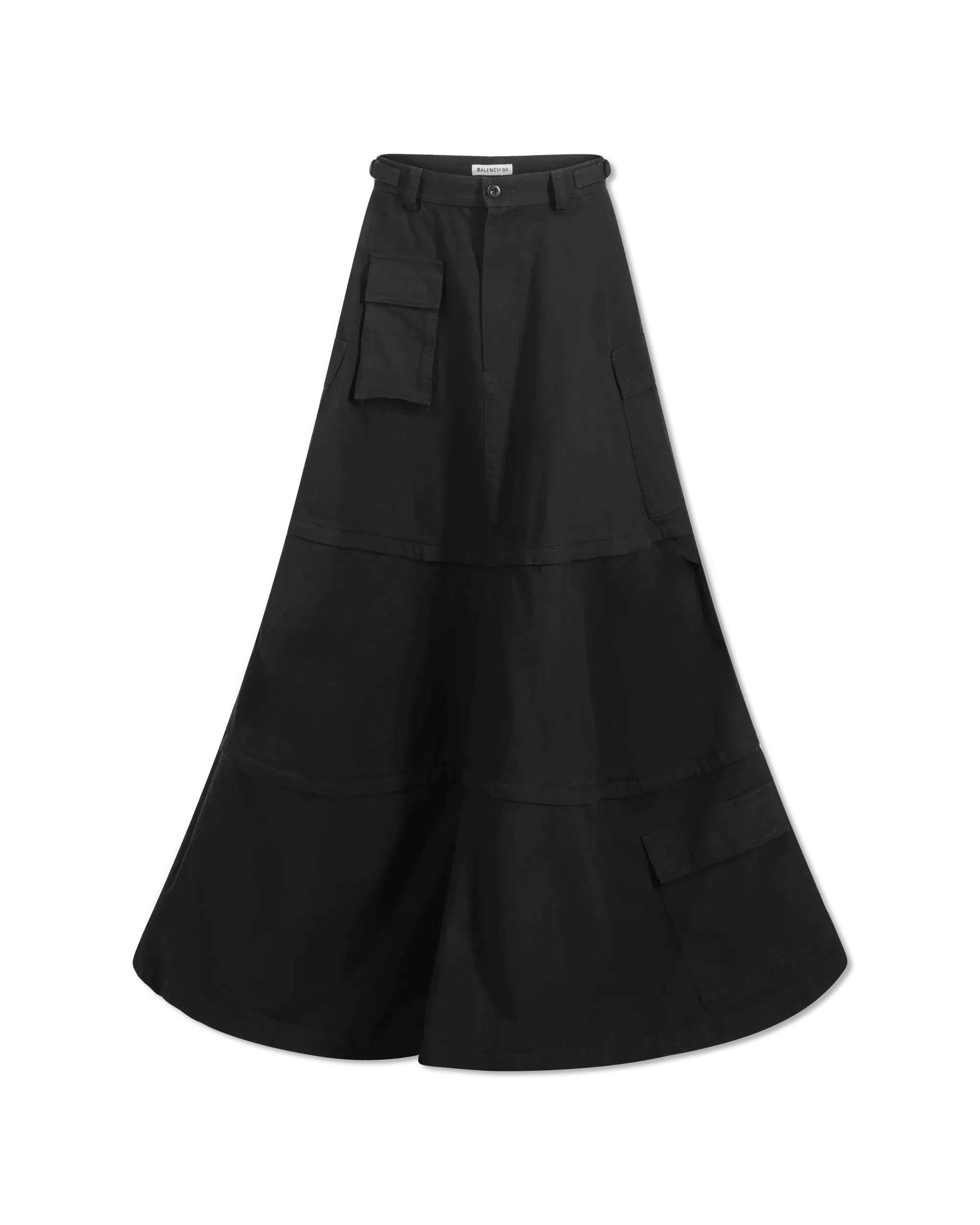 Cotton Ripstop Maxi Cargo Skirt - DIHSAN