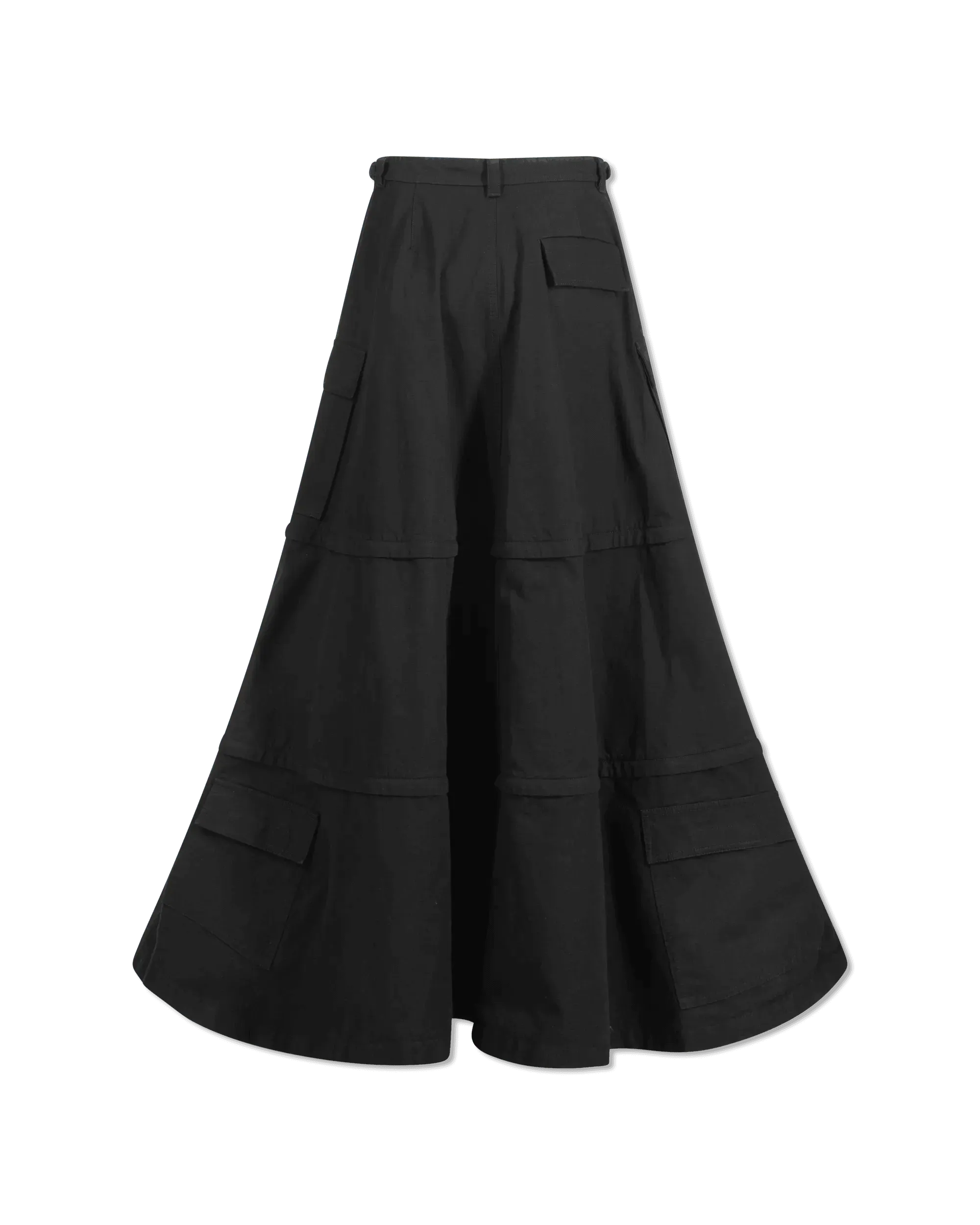 Cotton Ripstop Maxi Cargo Skirt - DIHSAN