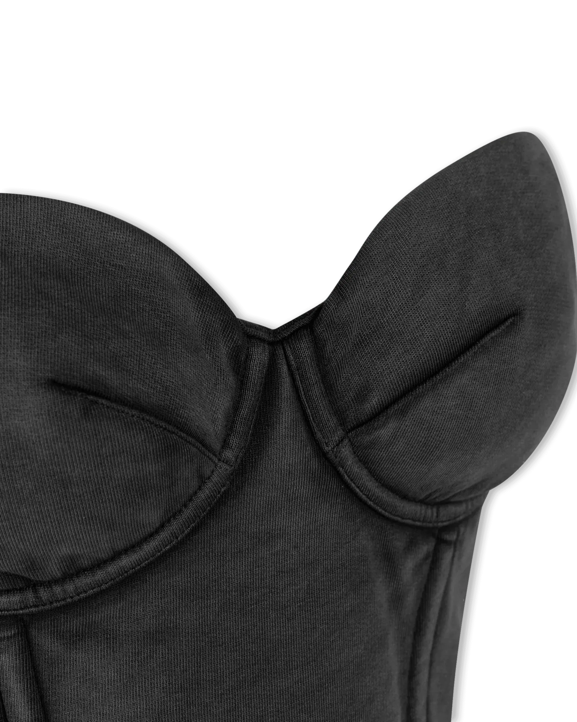 Medium Moletton Corset Evening Top - DIHSAN