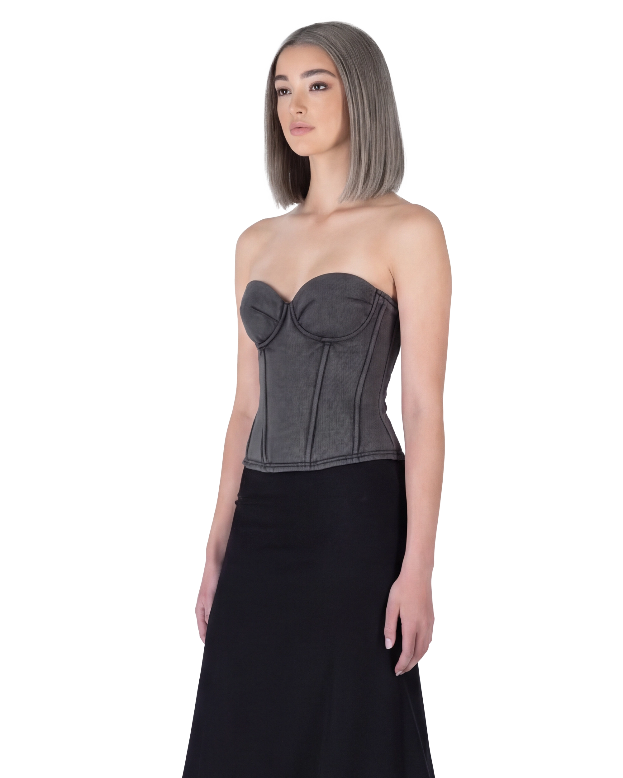Medium Moletton Corset Evening Top