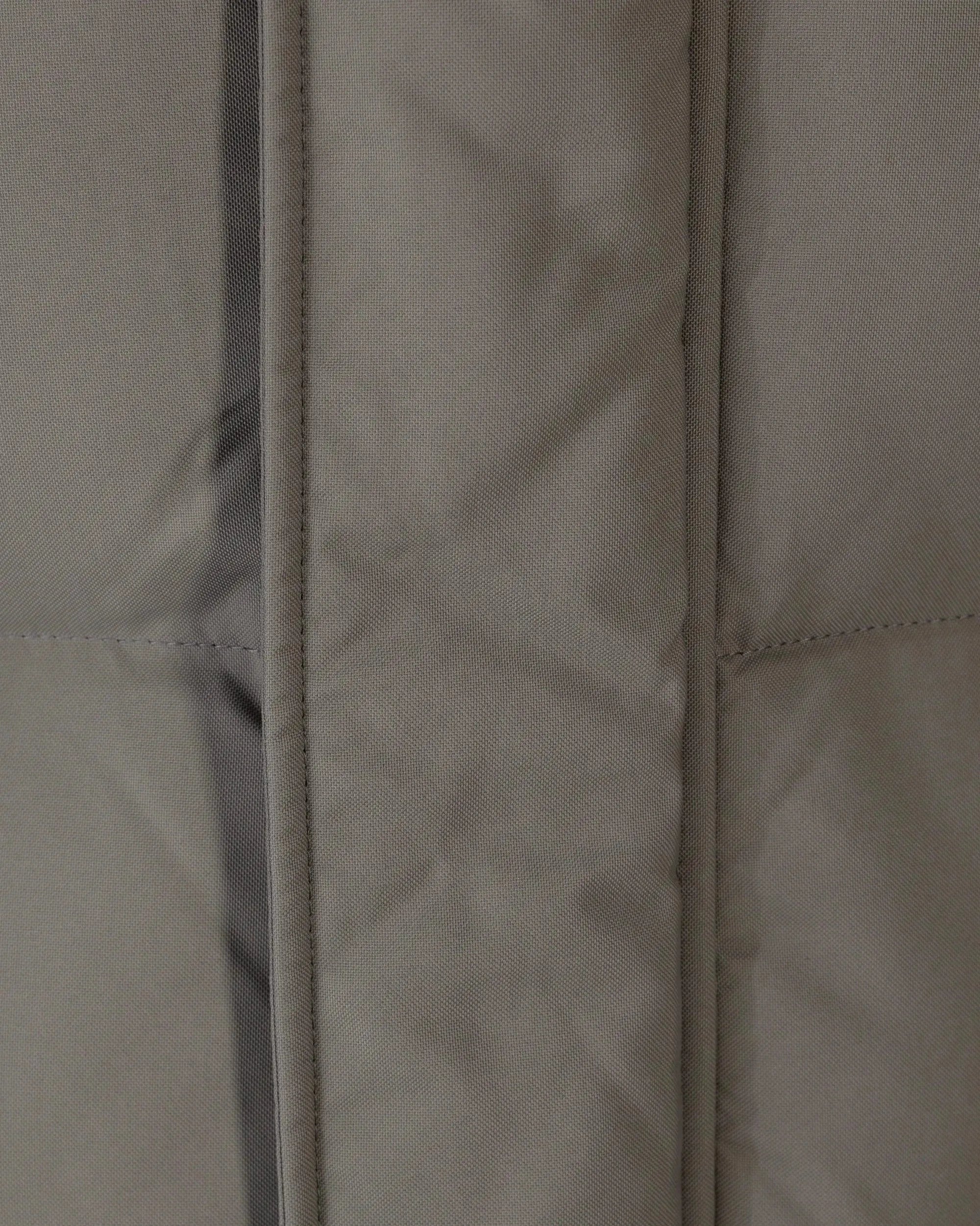 Nylon Canvas Sleeveless CB Puffer Jacket - DIHSAN