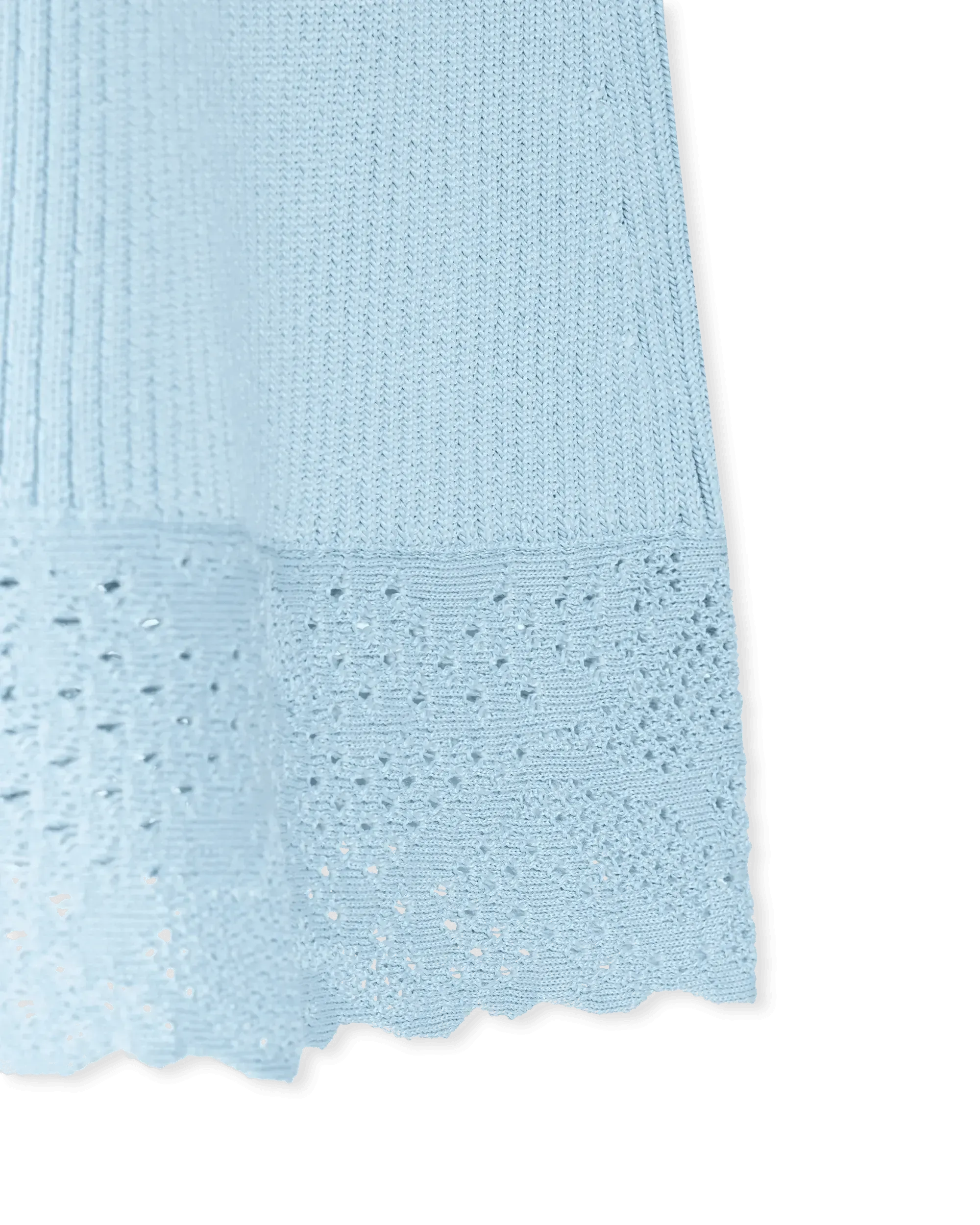 Lace Viscose Knit Slip Skirt - DIHSAN