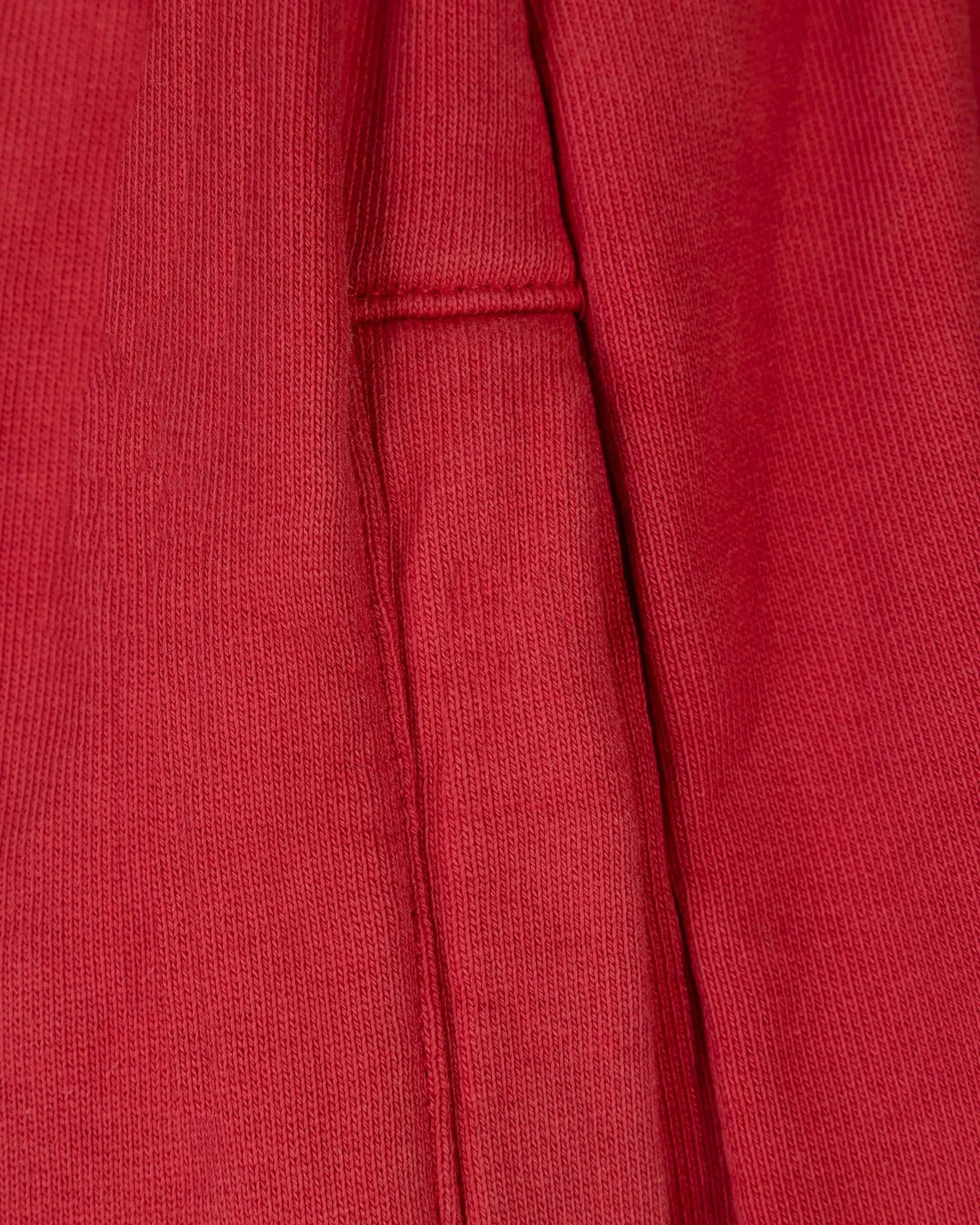 Red Cotton Molleton Extra Long Pants by Balenciaga | DIHSAN