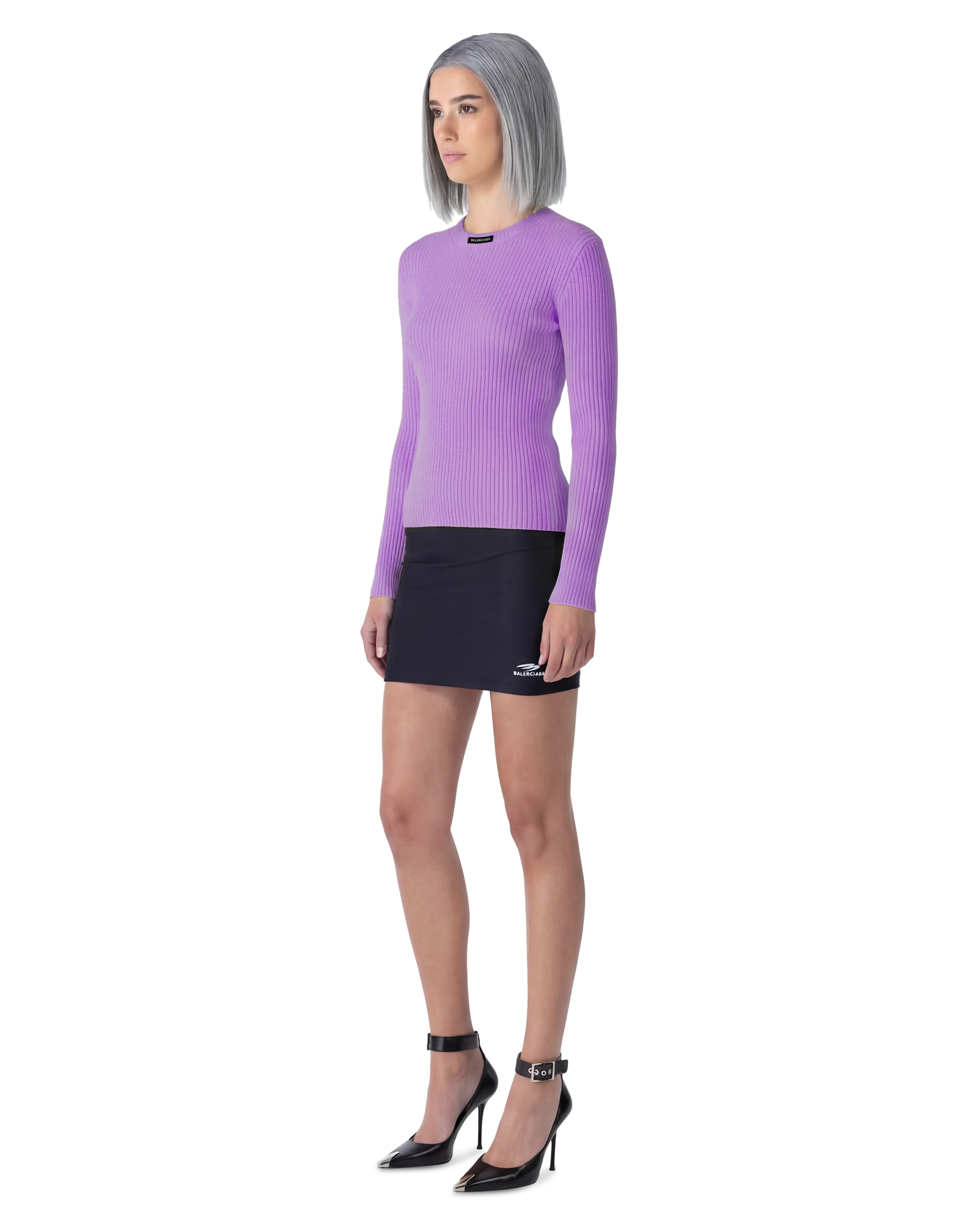 Ribbed Knit Long Sleeve Sweater