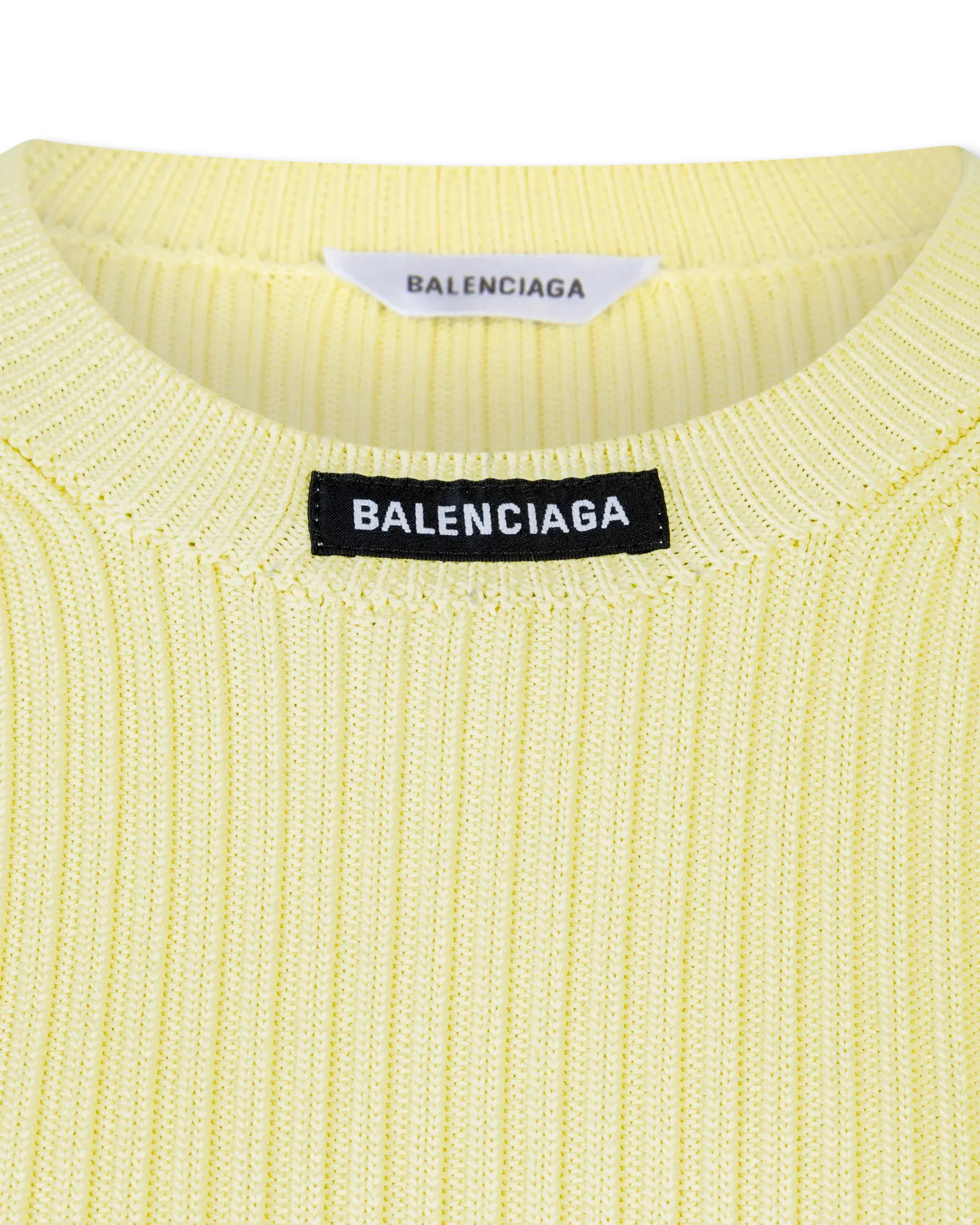 Ribbed Knit Long Sleeve Sweater - DIHSAN