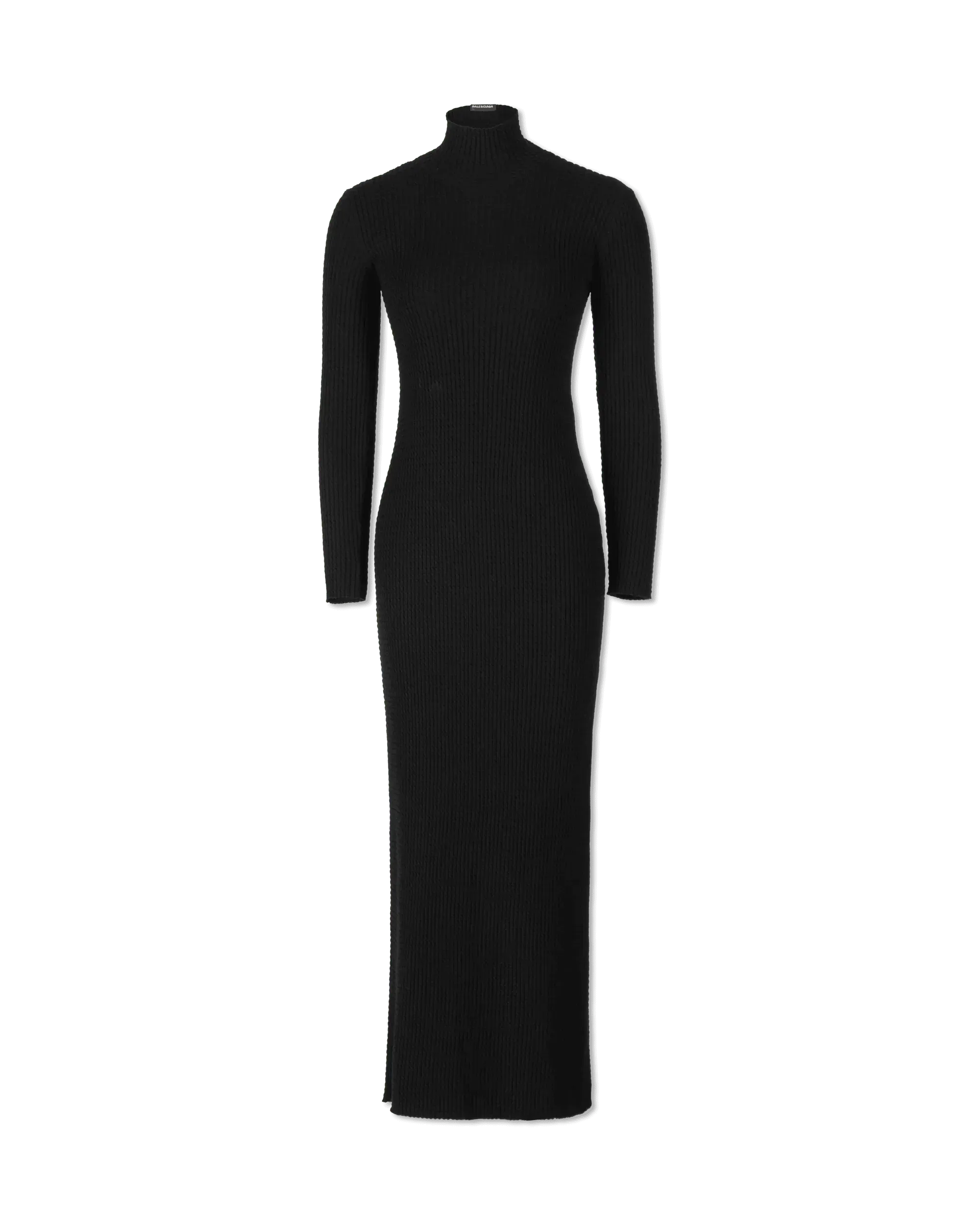 Micro Cable Wool Fitted Dress - DIHSAN