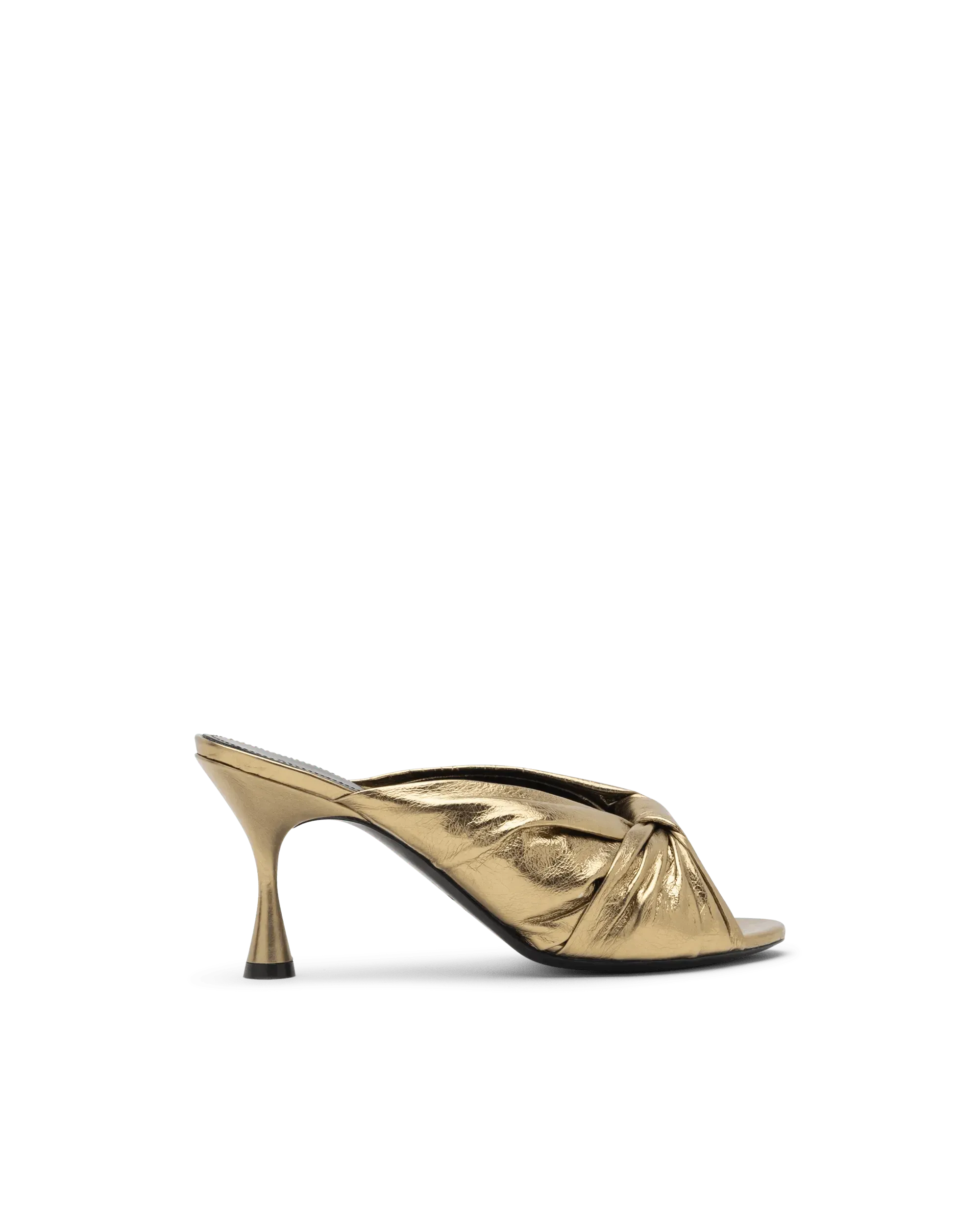Metallic Twisted Knot Sandals - DIHSAN