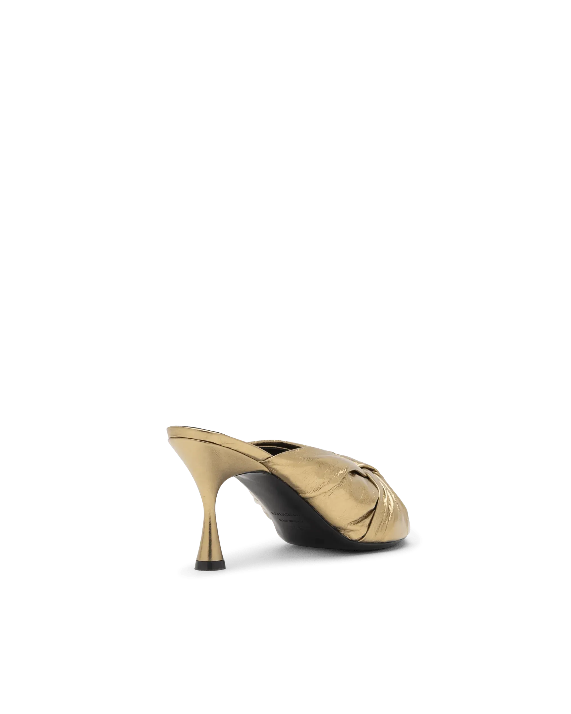 Metallic Twisted Knot Sandals - DIHSAN